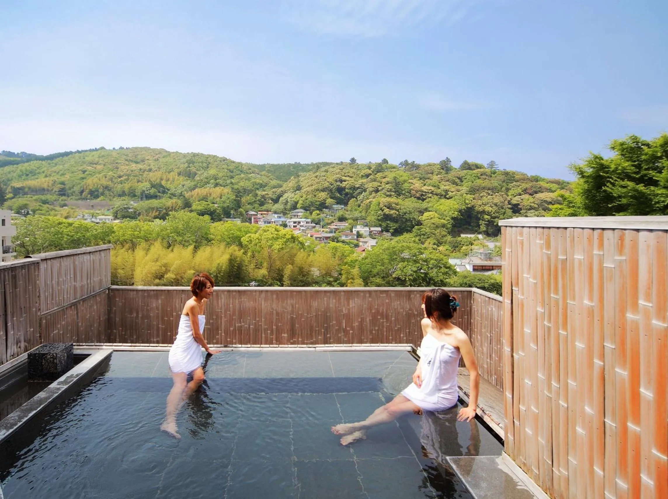 Open Air Bath in Sora Togetsusoukinryu