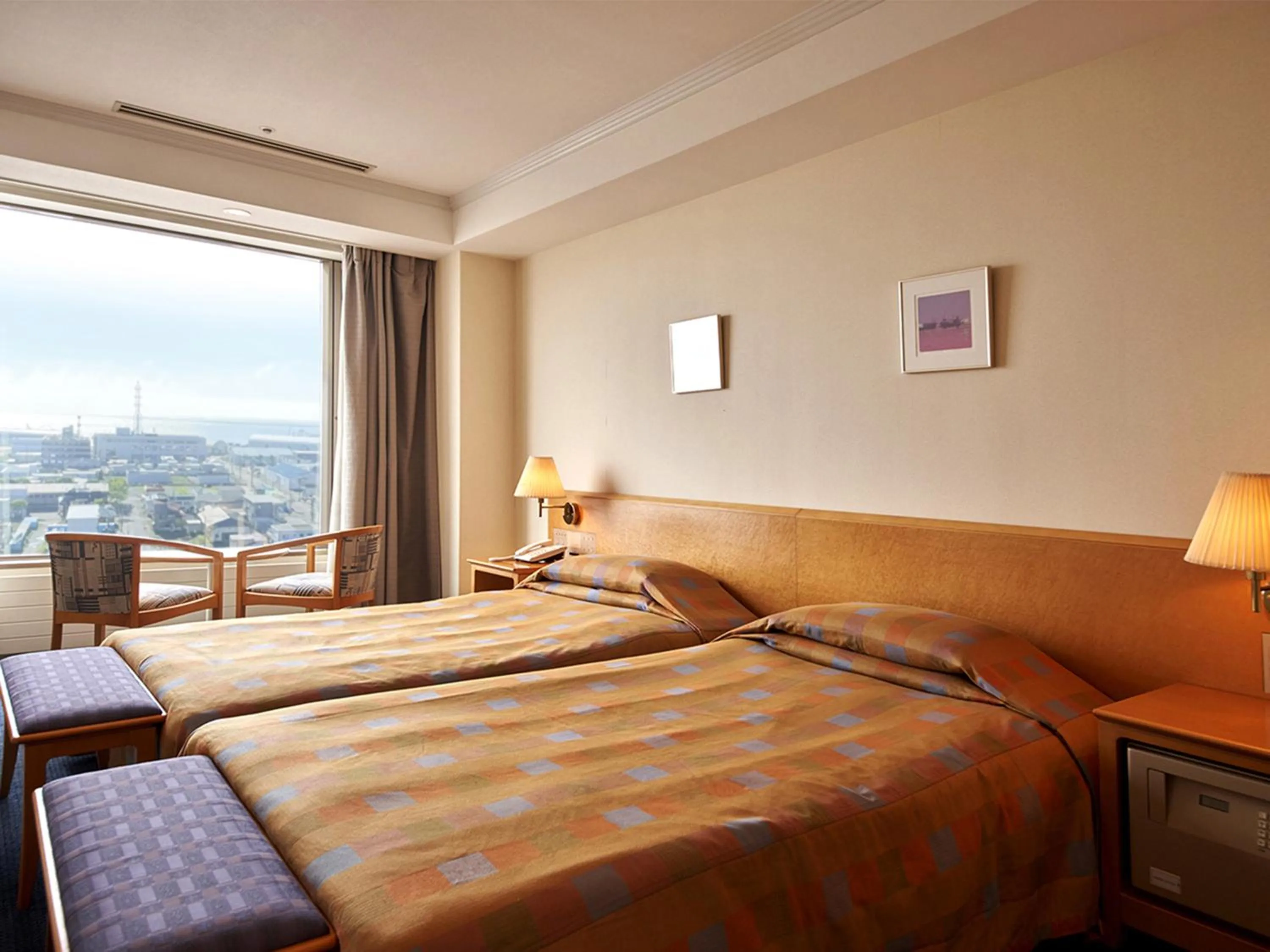 Bedroom, Bed in Kushiro Prince Hotel