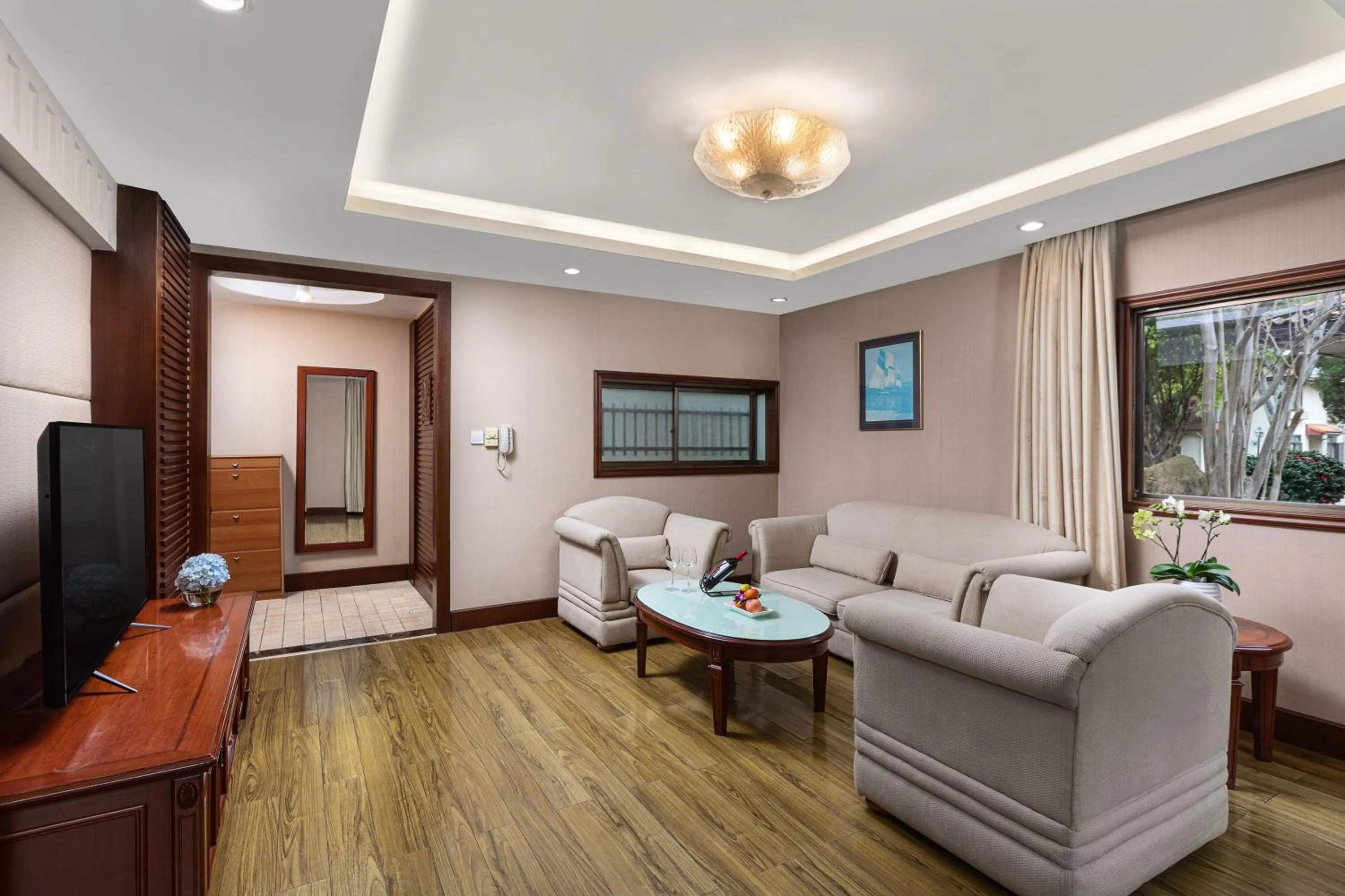 Living room in Xiamen C&D Hotel