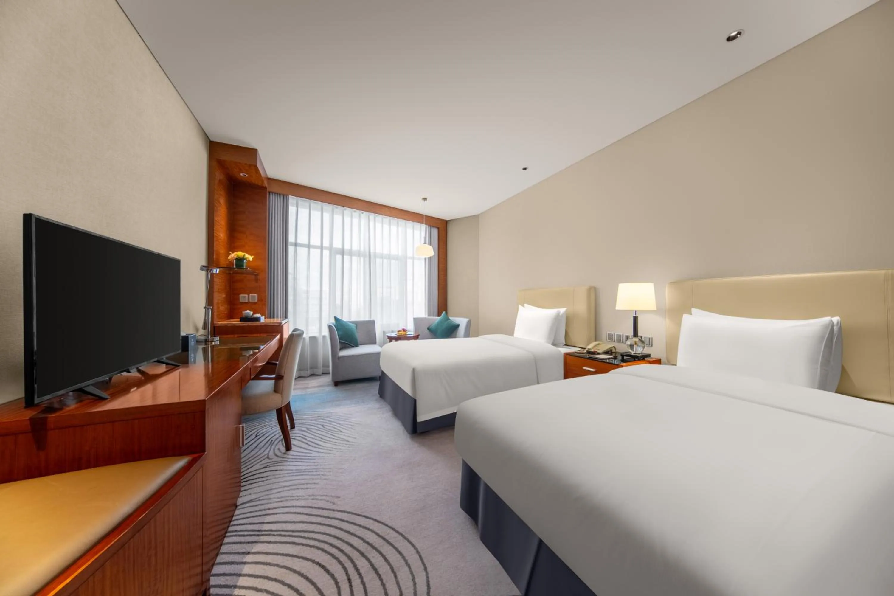 Photo of the whole room, Bed in Xiamen C&D Hotel