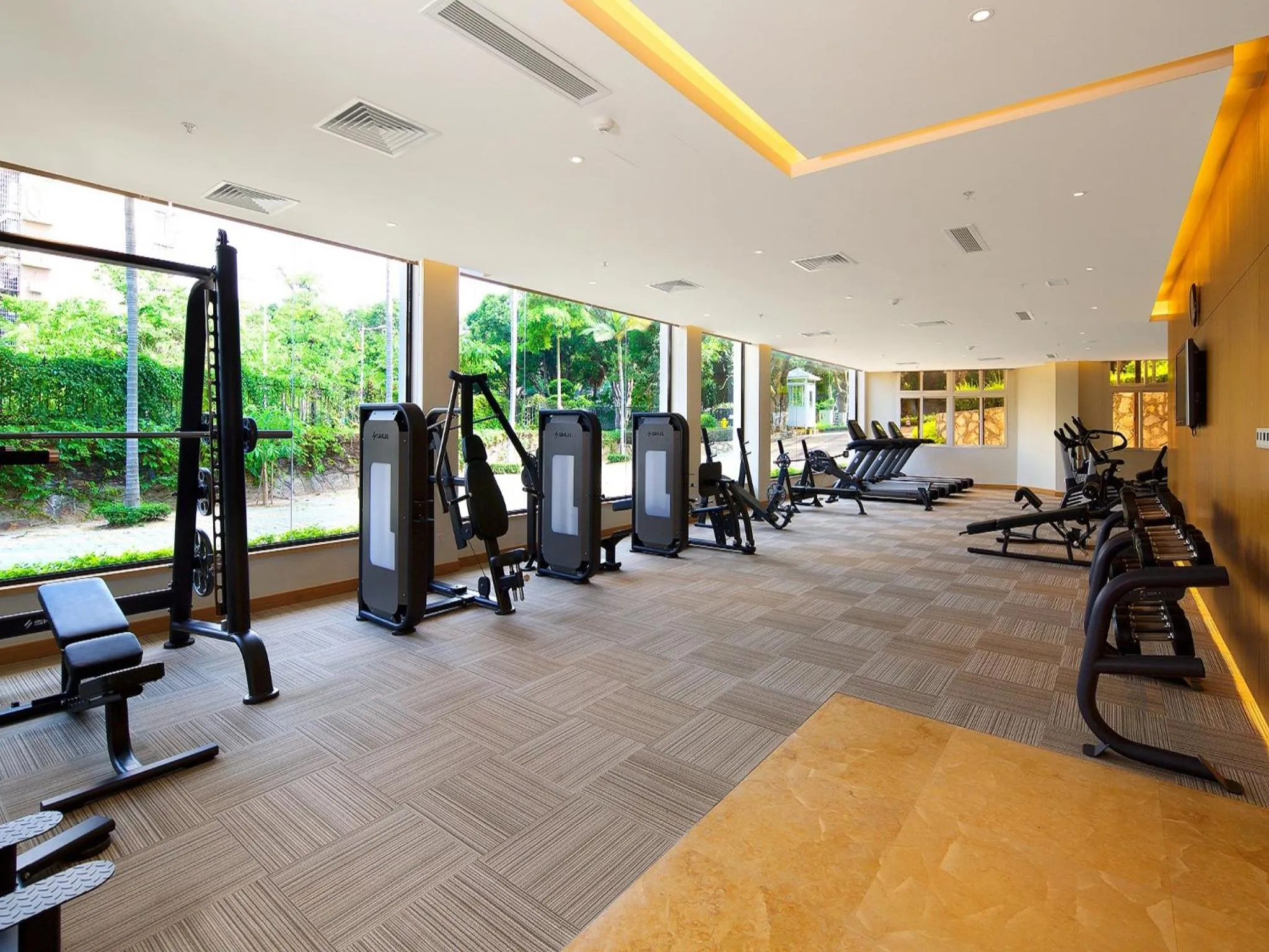 Fitness centre/facilities in Xiamen C&D Hotel