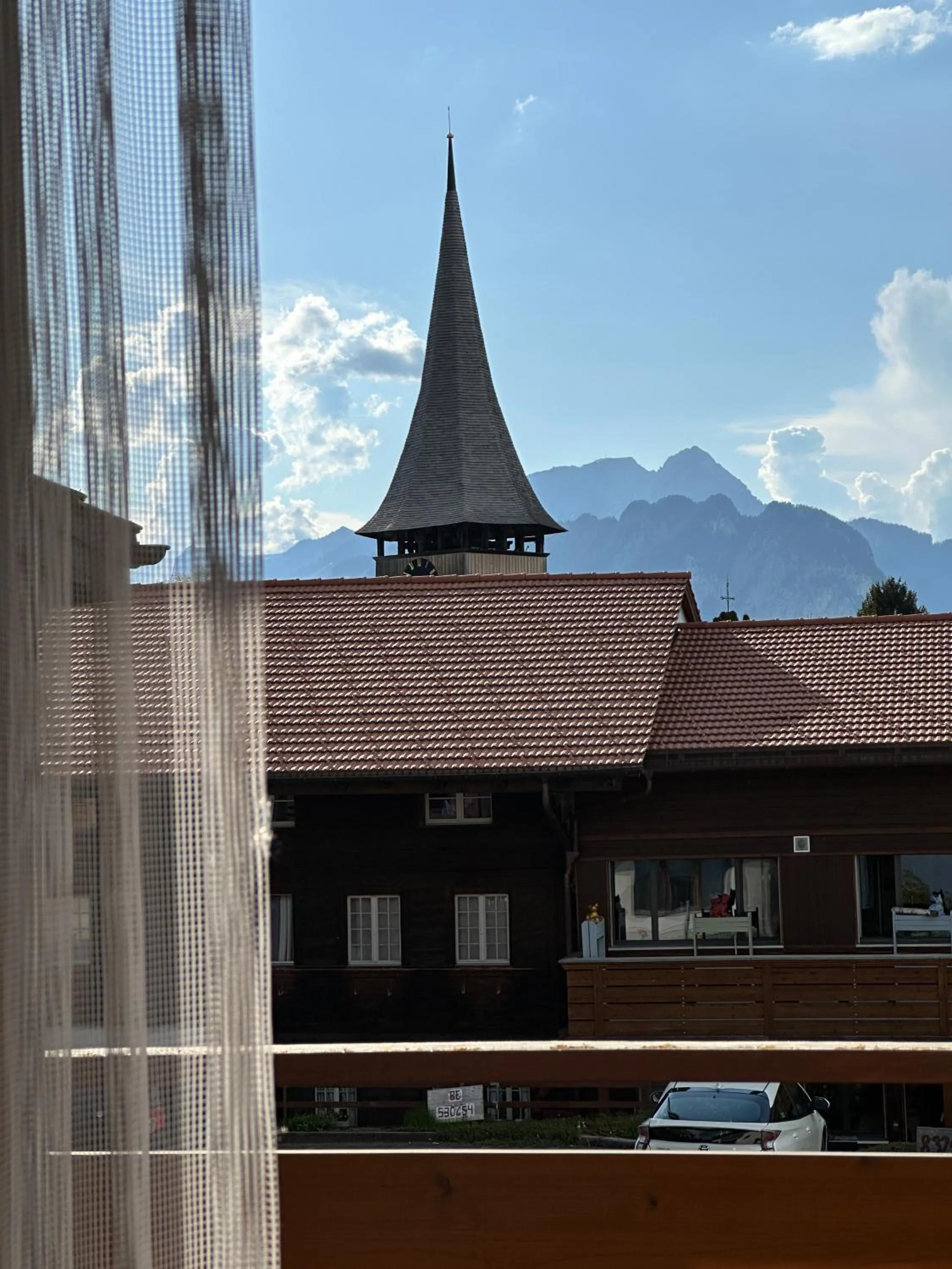 Balcony/Terrace in Hotel Aeschi Park