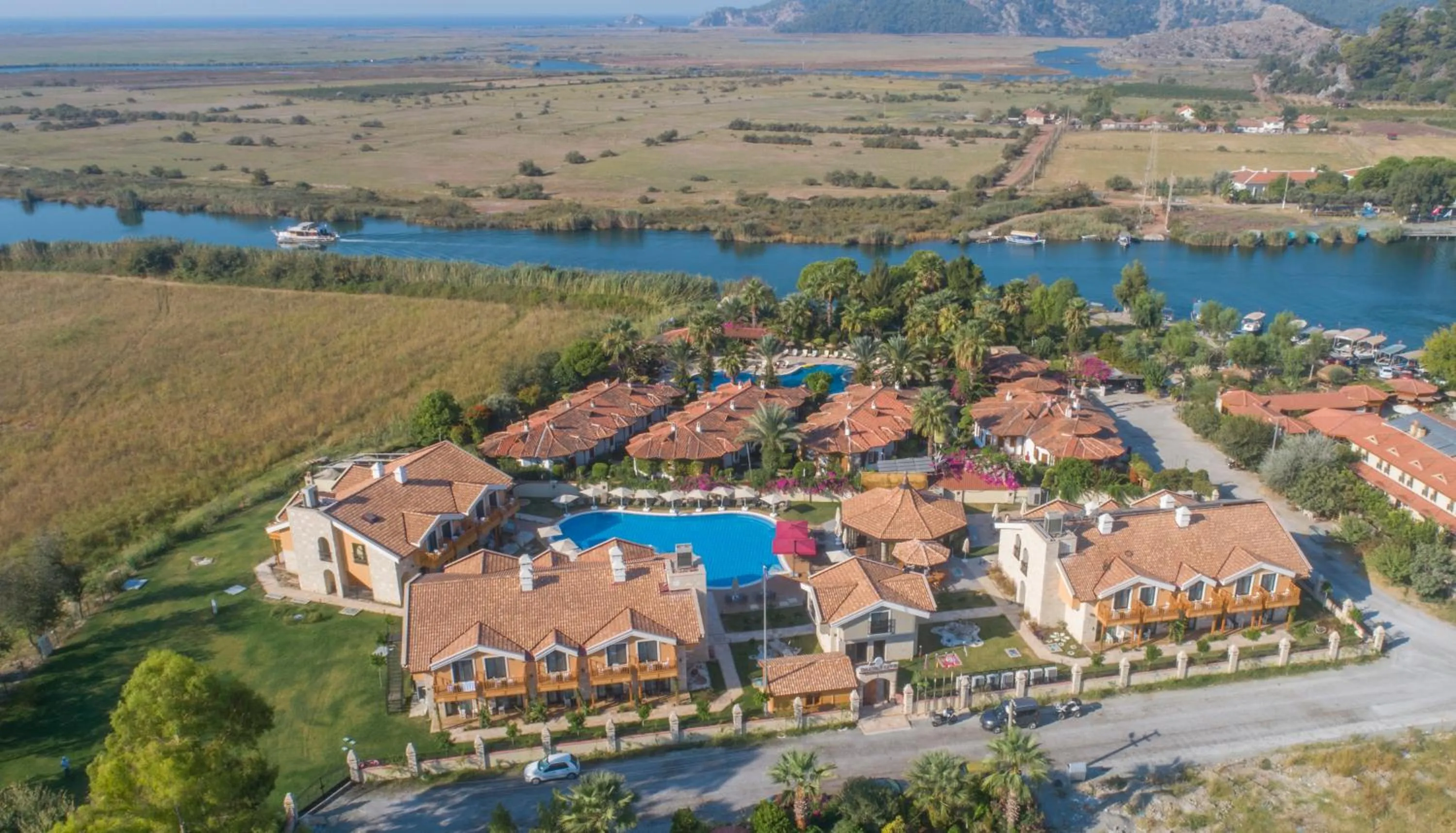 Bird's eye view in Dalyan Live Spa Hotel