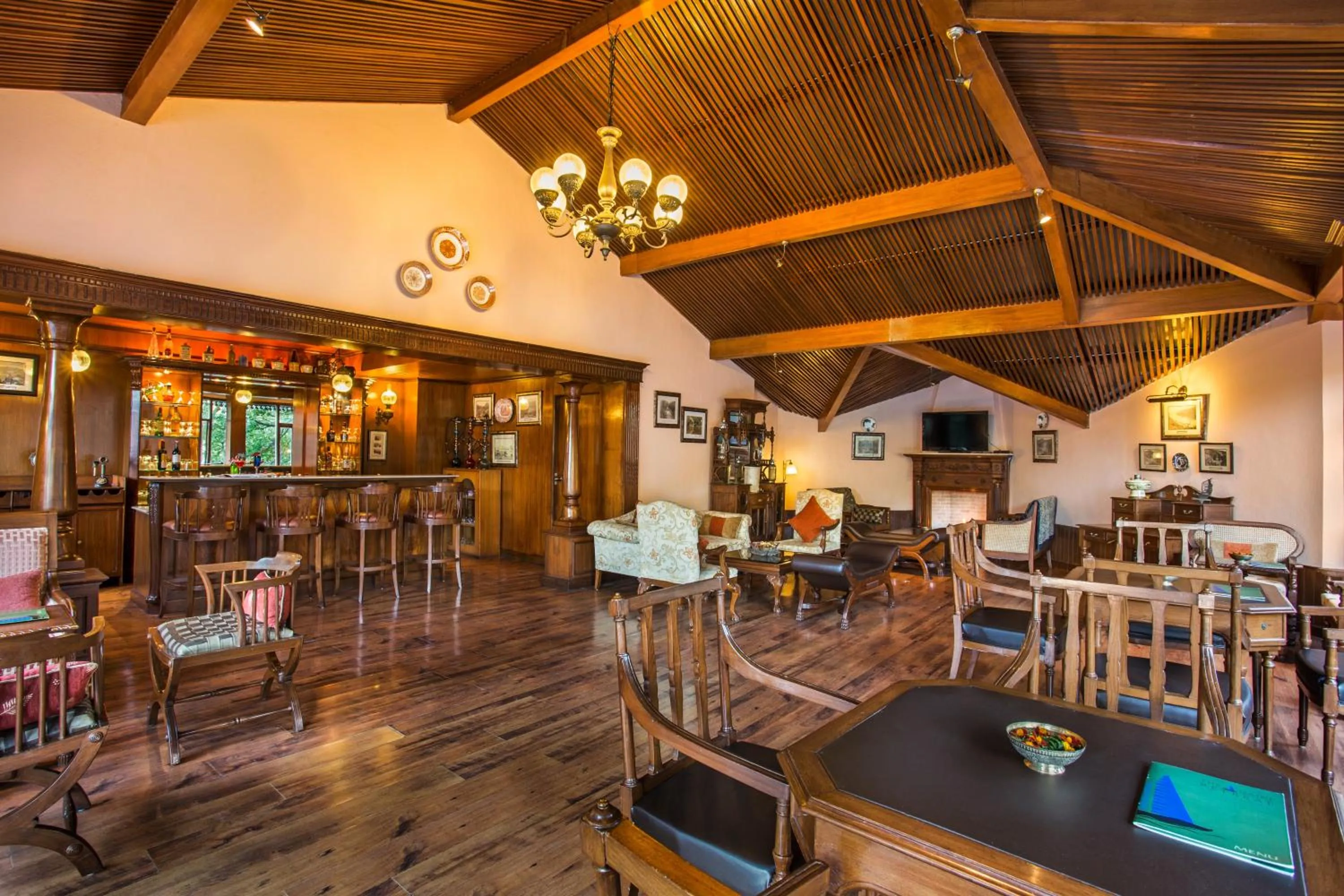 Lounge or bar in The Naini Retreat, Nainital by Leisure Hotels