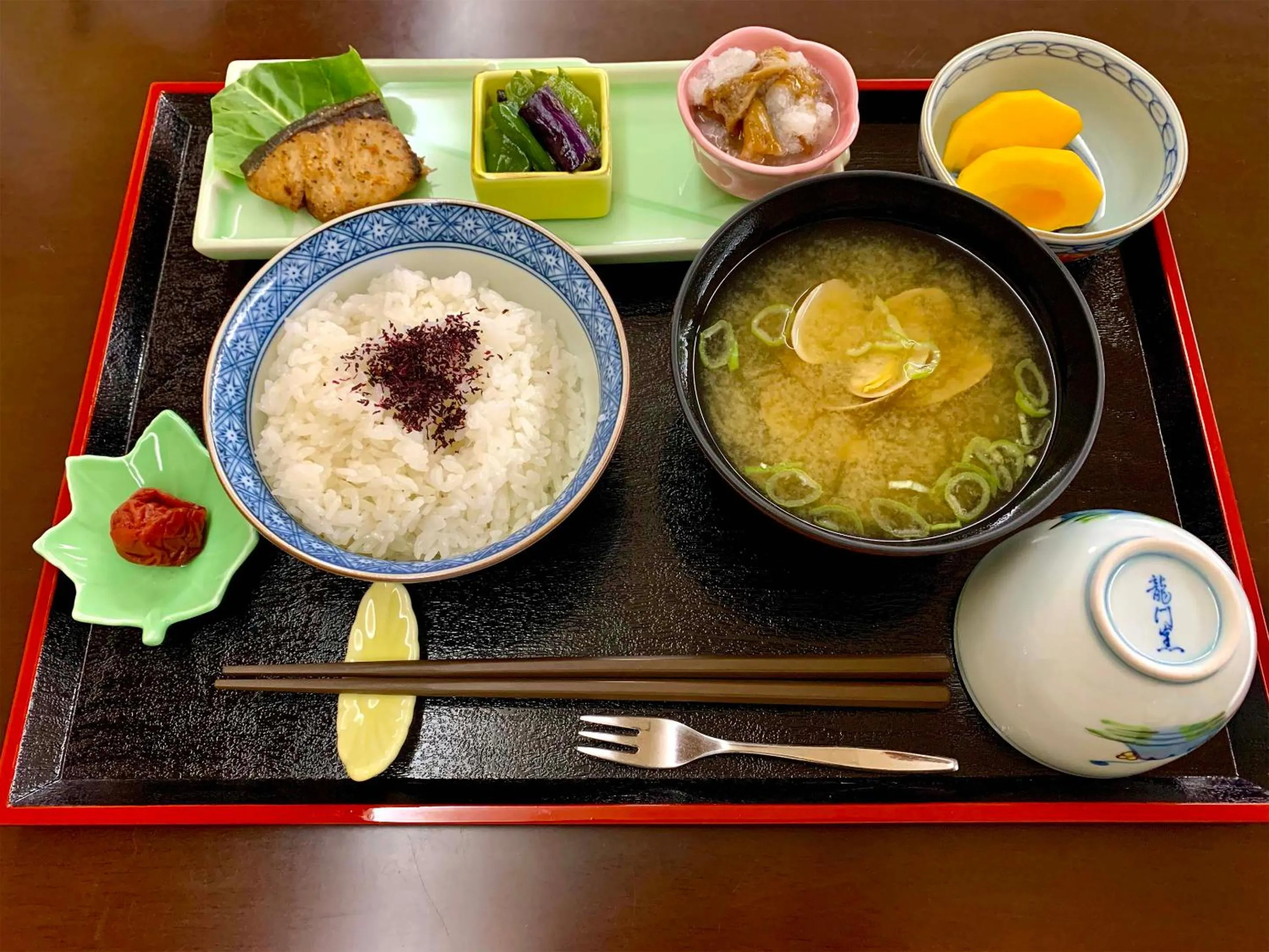 Breakfast in Kirishimaya Ryokan