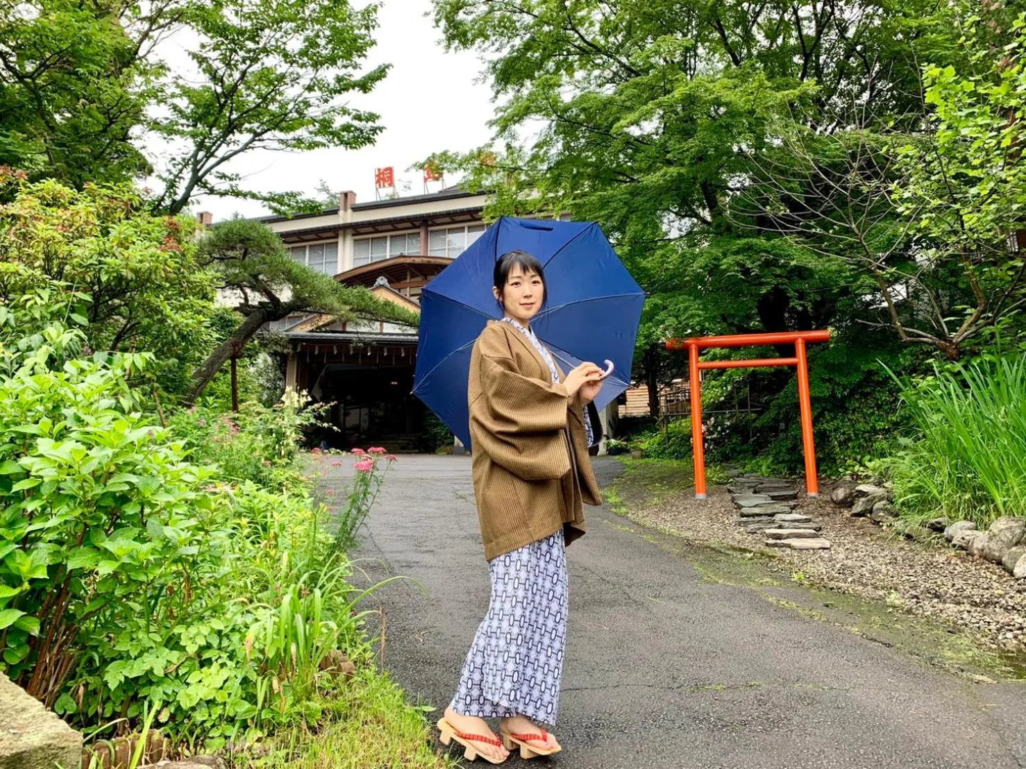 Garden in Kirishimaya Ryokan