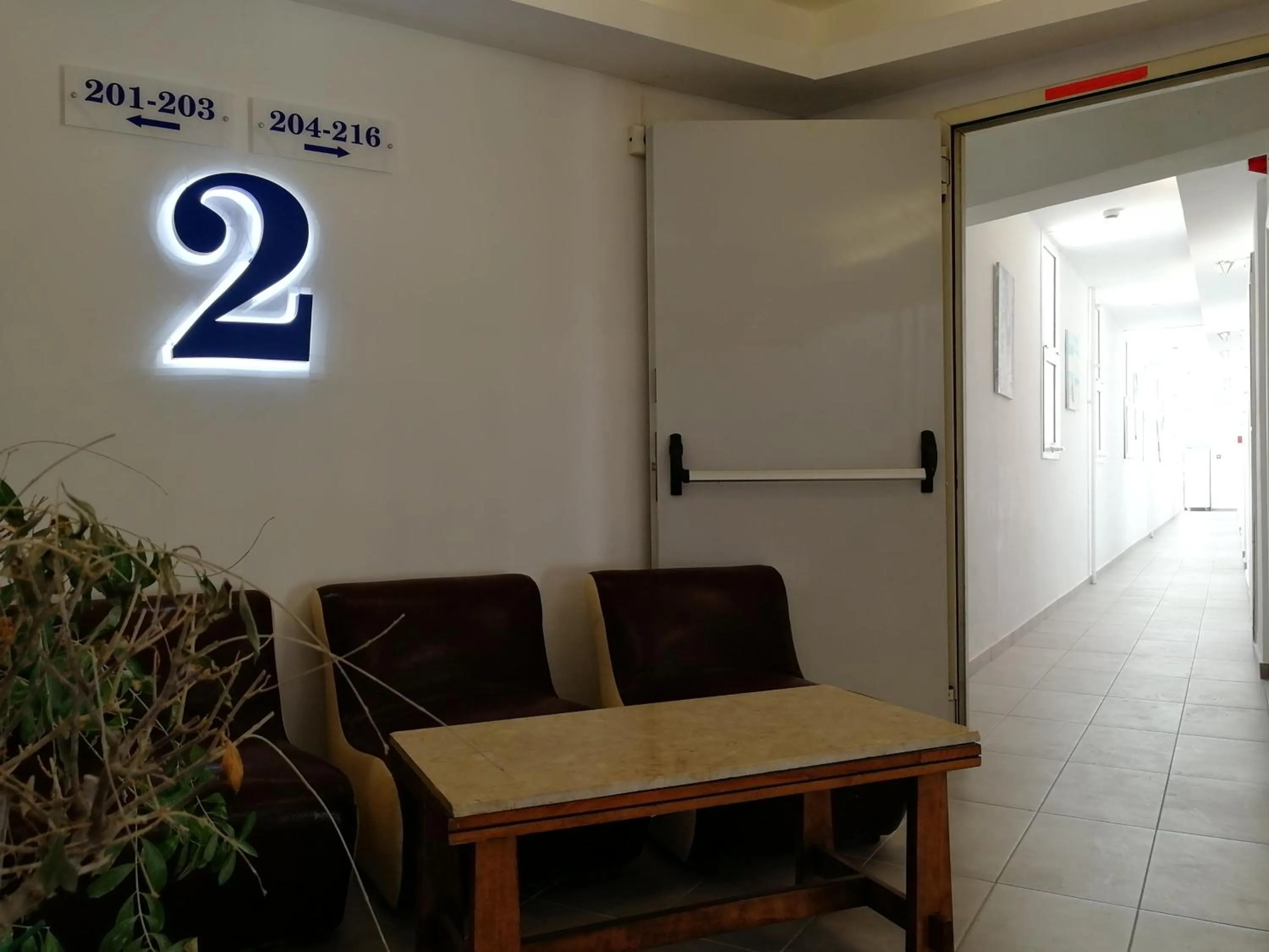 Seating area in Helena Hotel