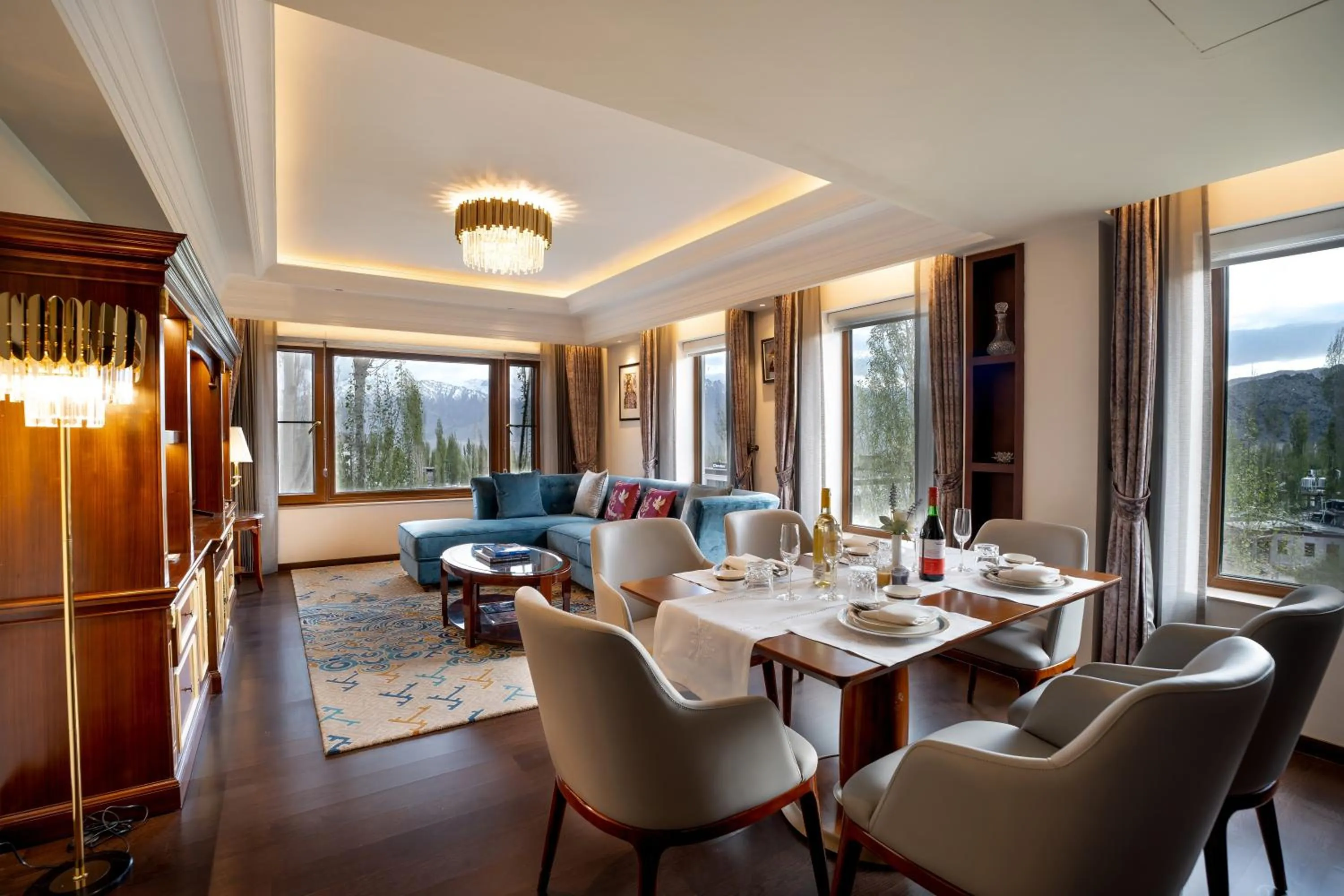 Living room in The Indus Valley