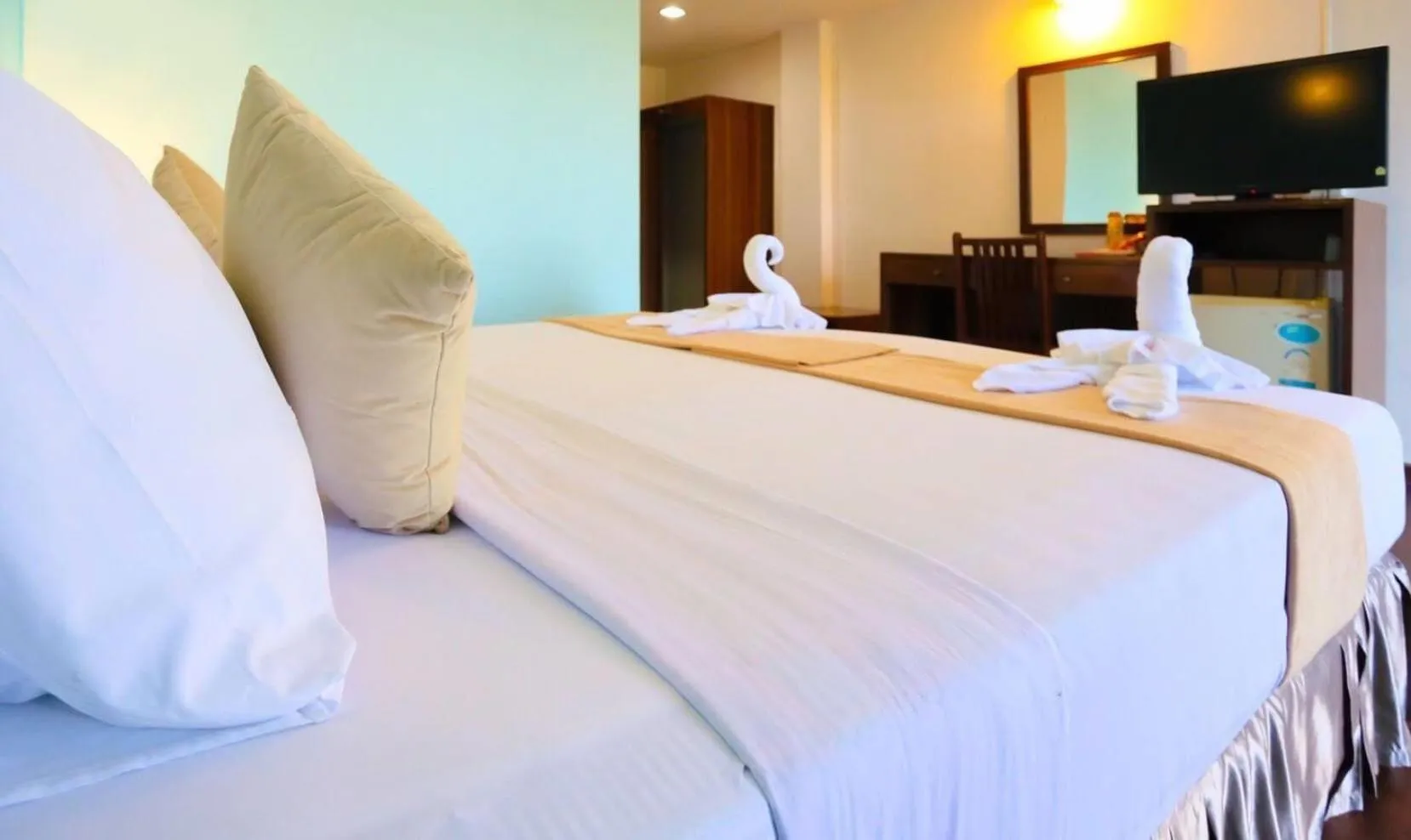 Bed in Wiangwalee Hotel