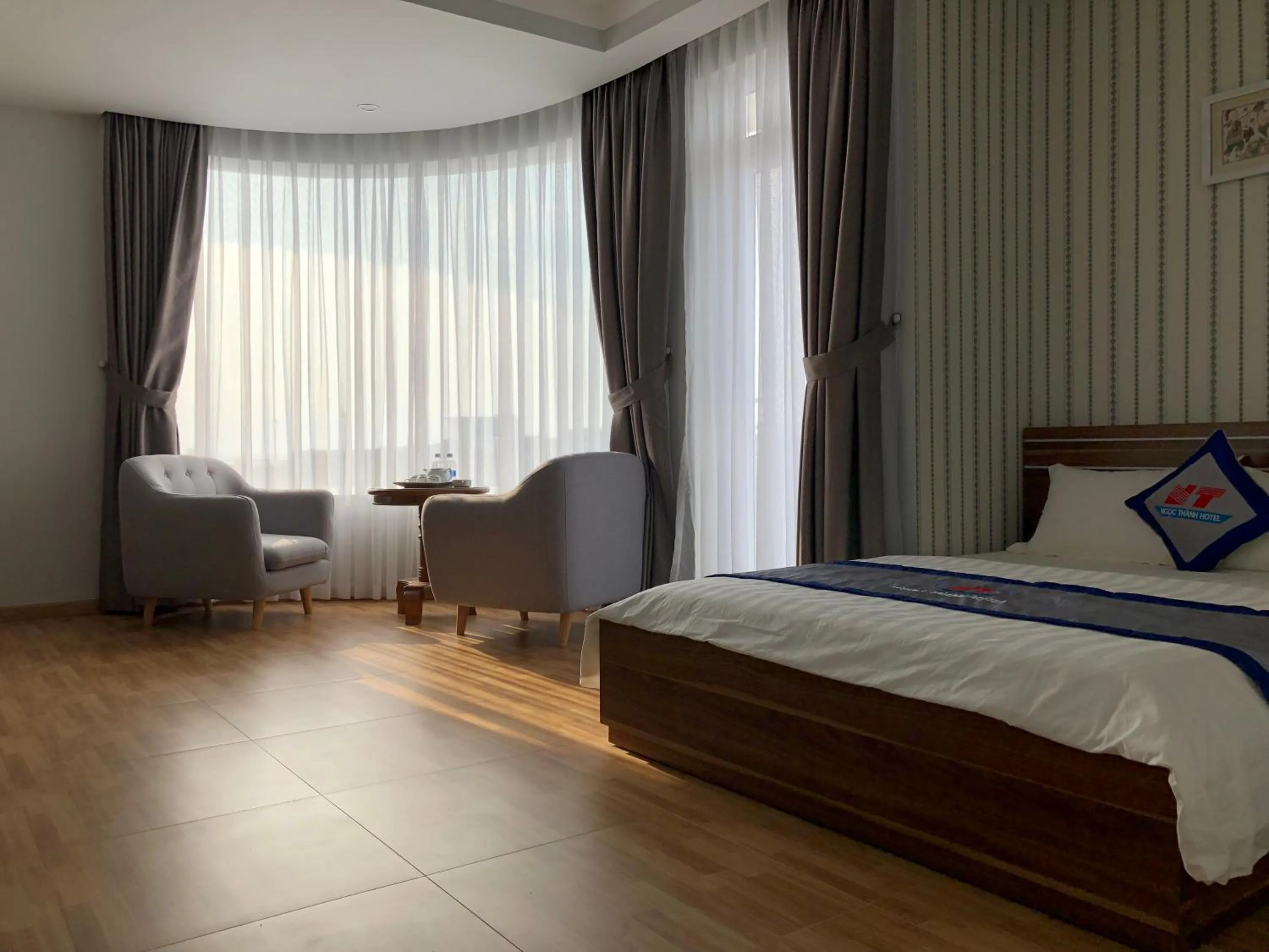 Bed in Ngoc Thanh Hotel