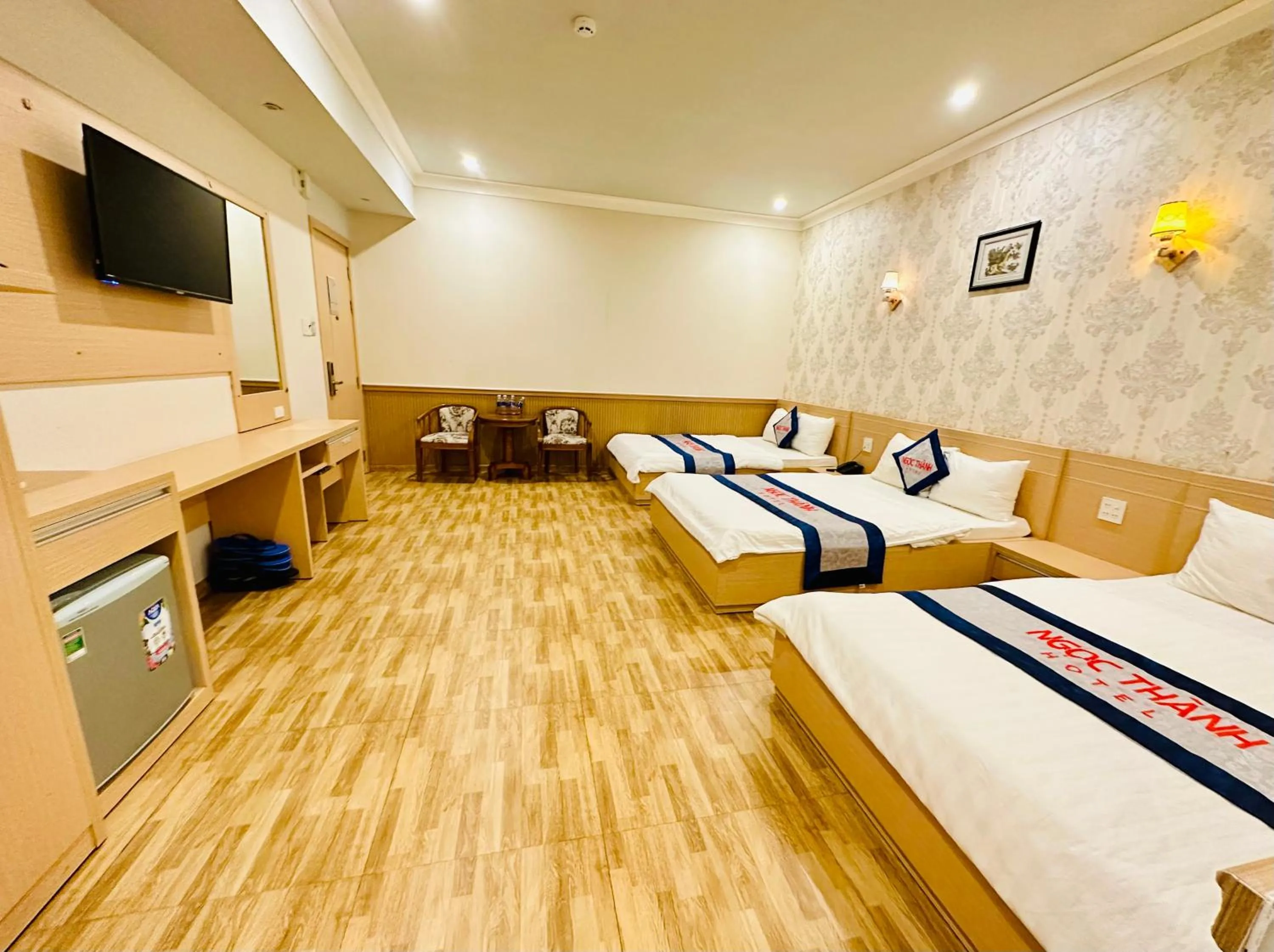 Bed in Ngoc Thanh Hotel