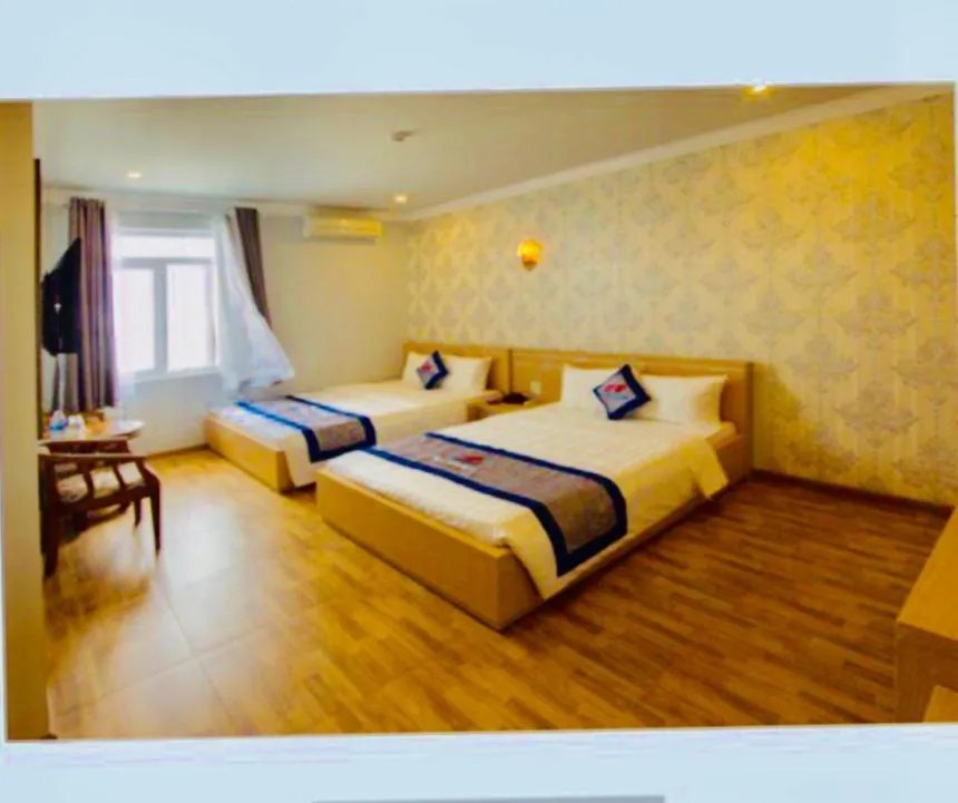 Bed in Ngoc Thanh Hotel