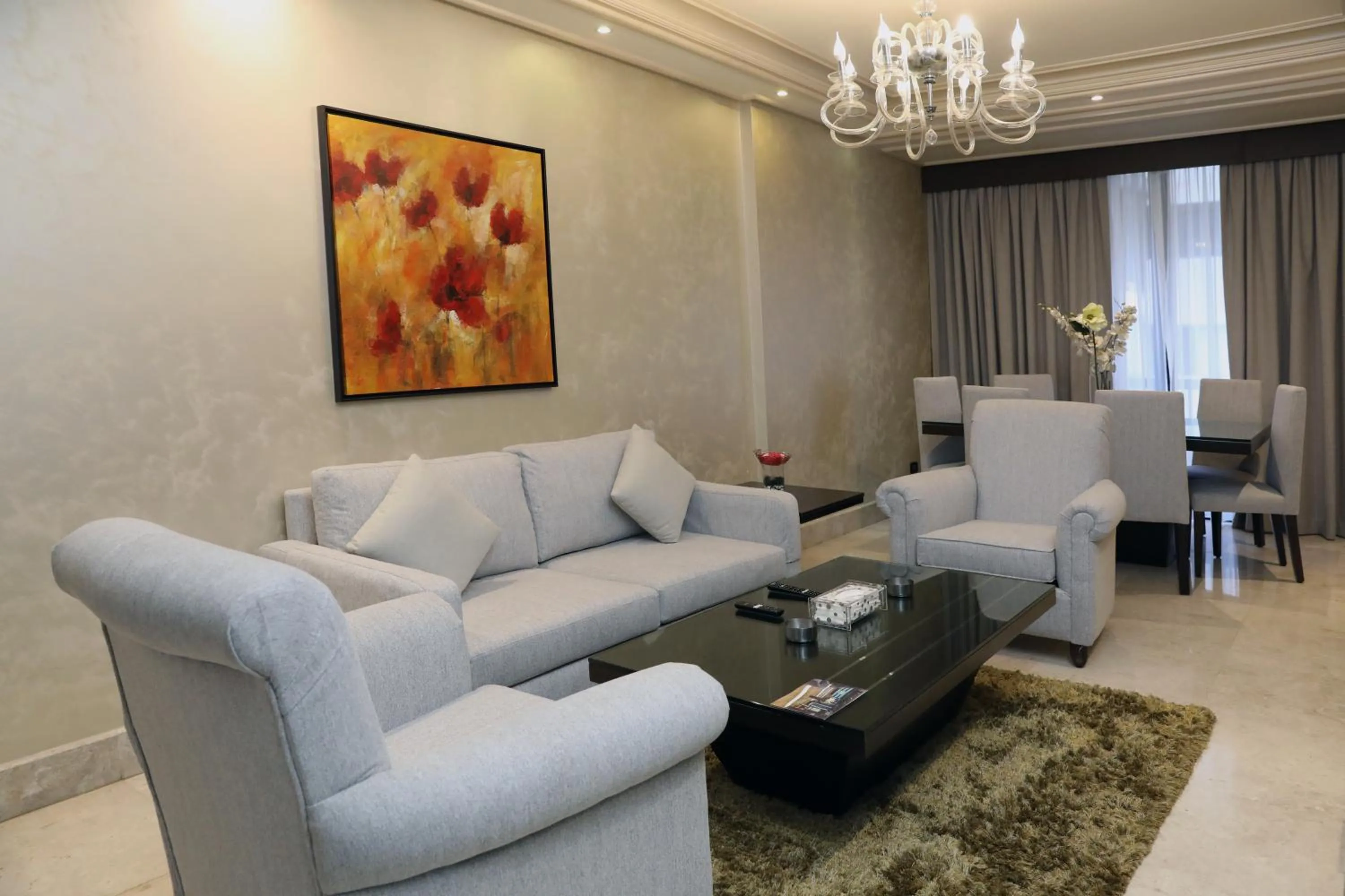 Living room in Imperial Suites Hotel