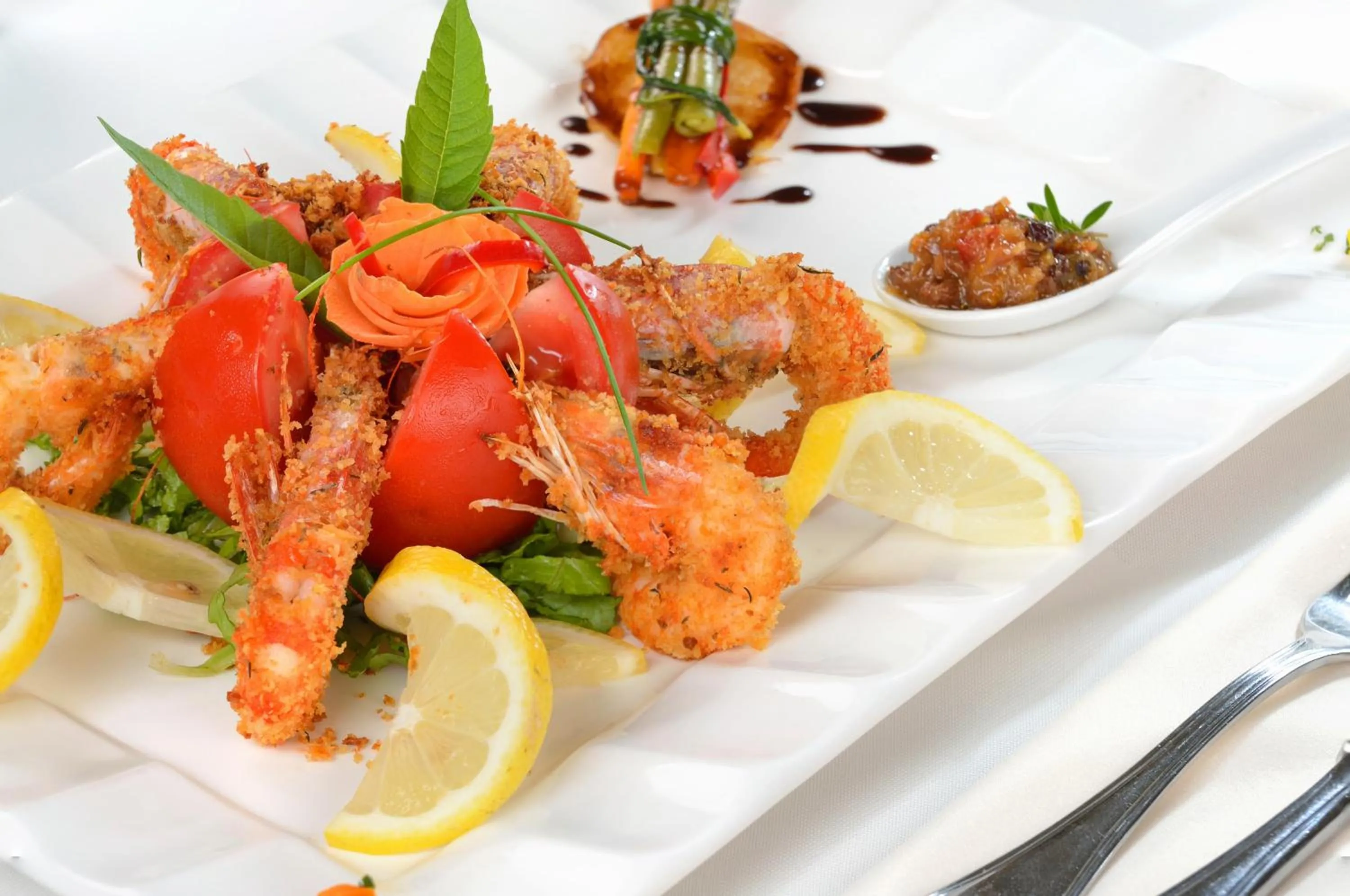 Food close-up in Enavlion Hotel