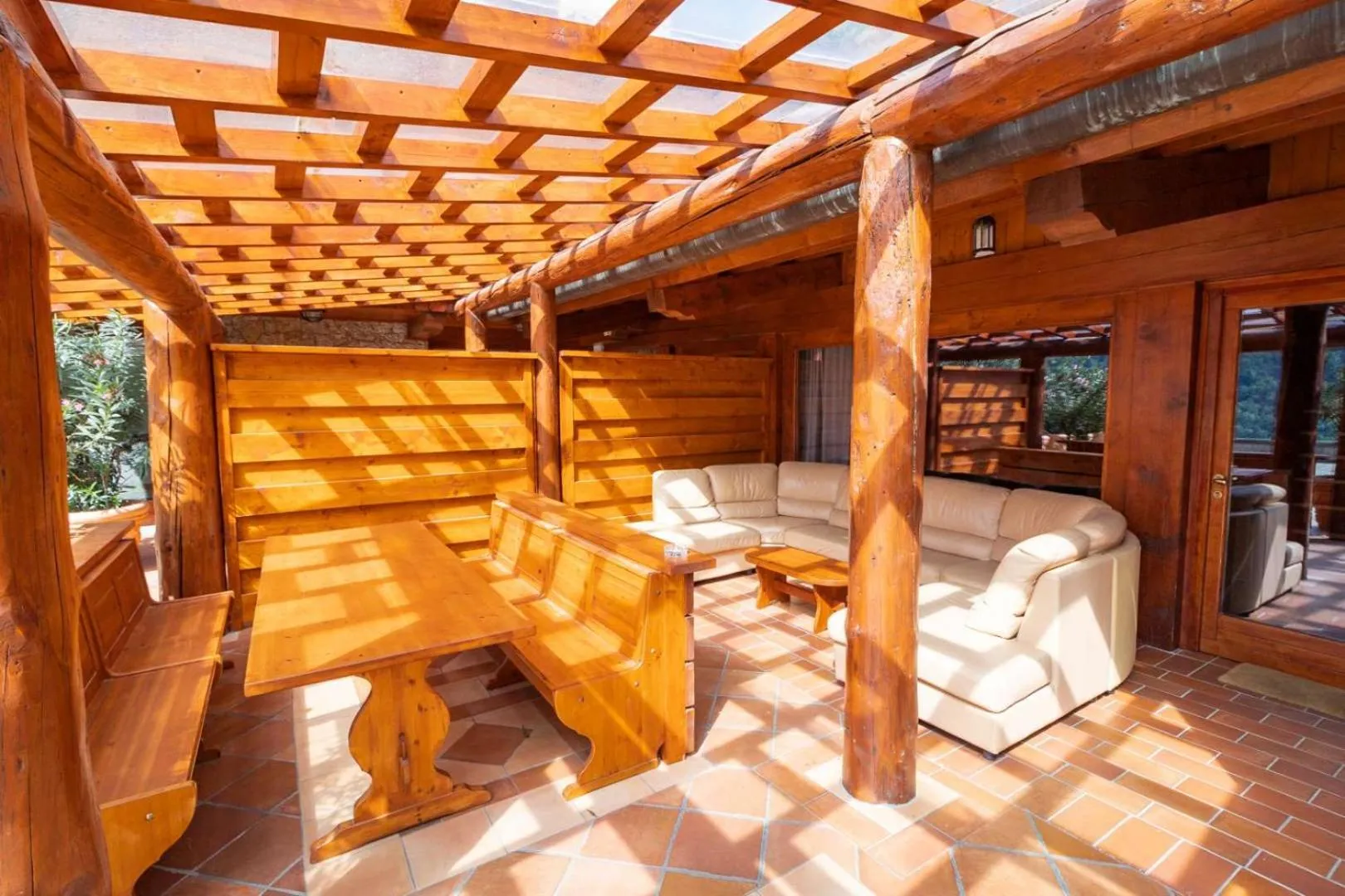 Patio in Resort Ninfea San Pellegrino Terme