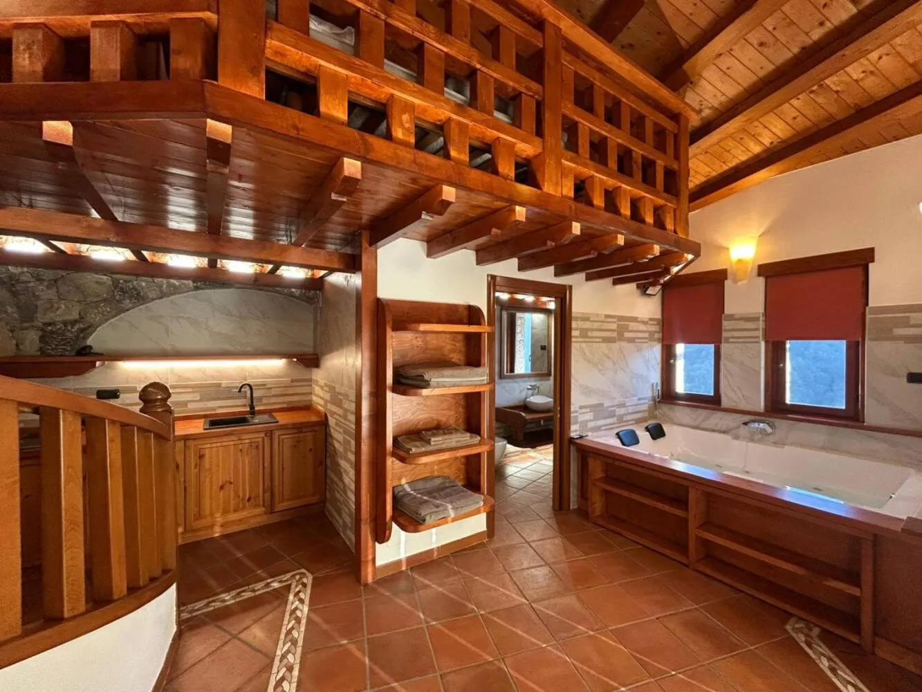 kitchen, Bed in Resort San Pellegrino Terme