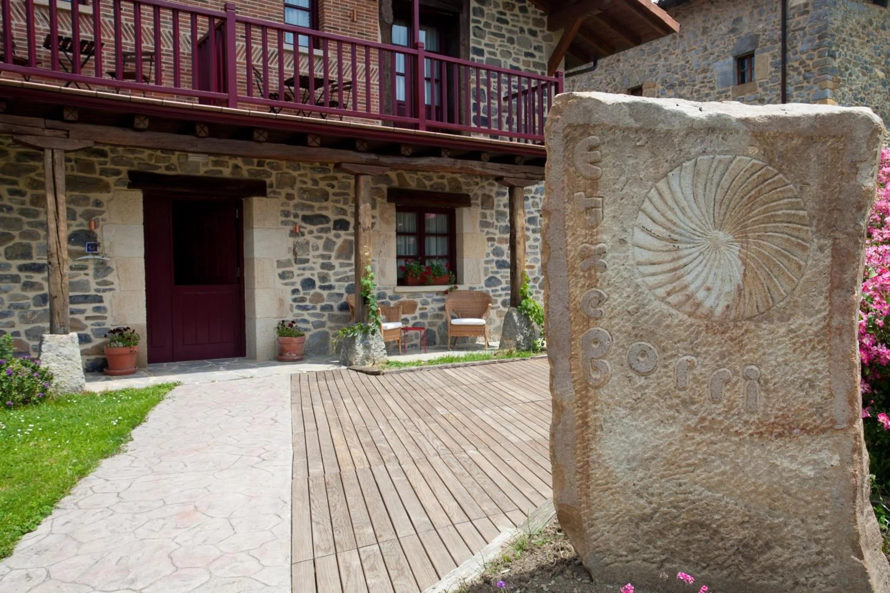 Facade/entrance in Casa Rural Etxegorri