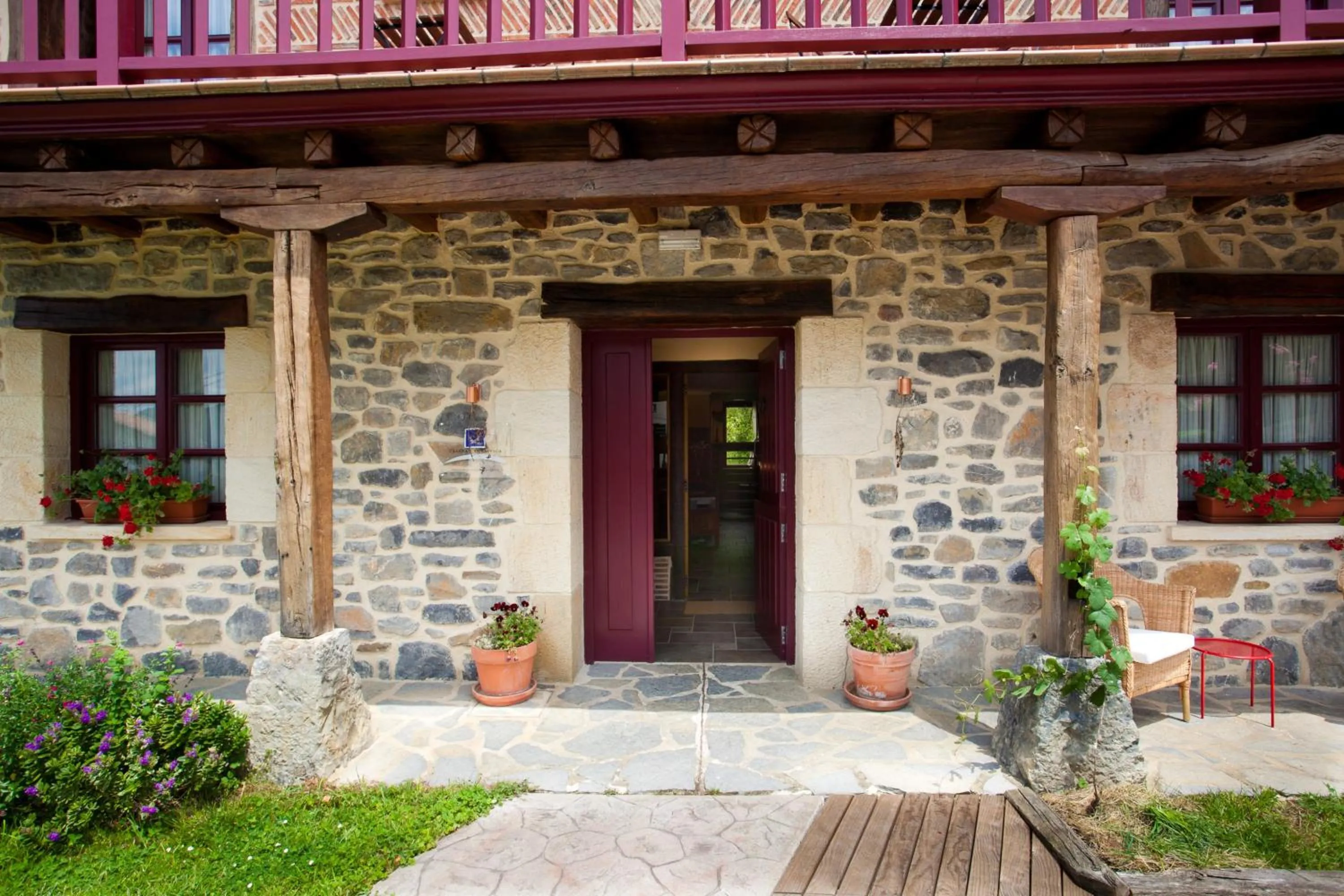 Facade/entrance in Casa Rural Etxegorri
