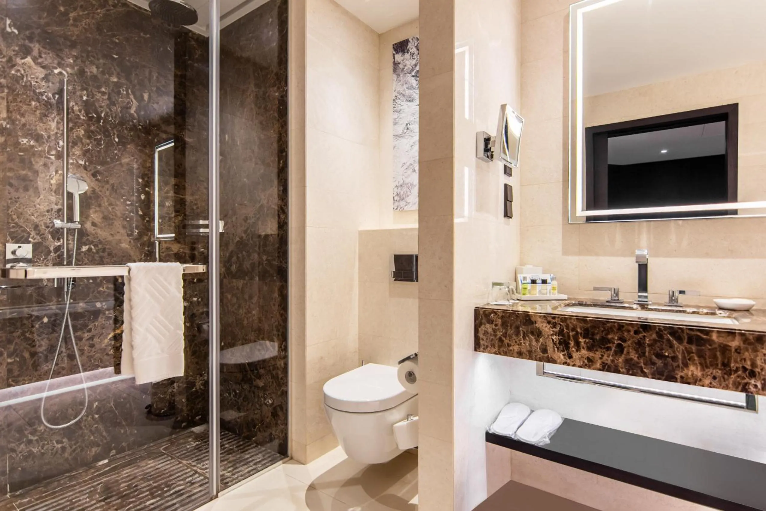 Shower in Hilton Belgrade