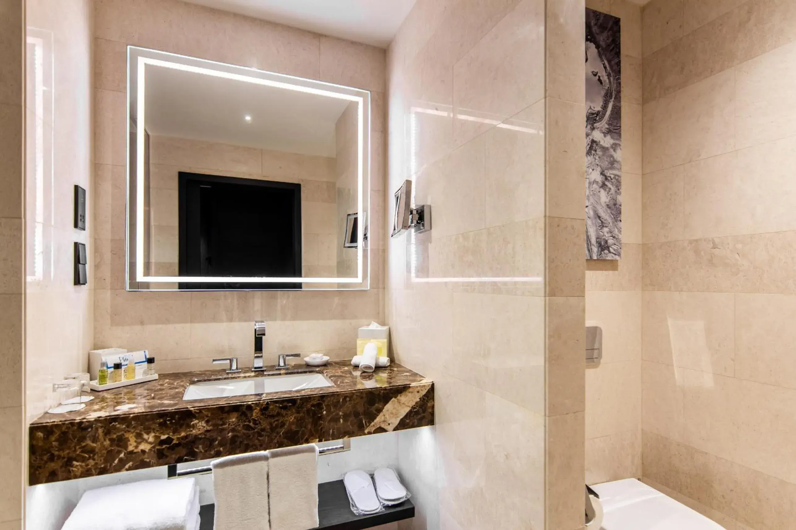 Double Room with Two Double Beds in Hilton Belgrade Double Room with Two Double Beds in Hilton Belgrade