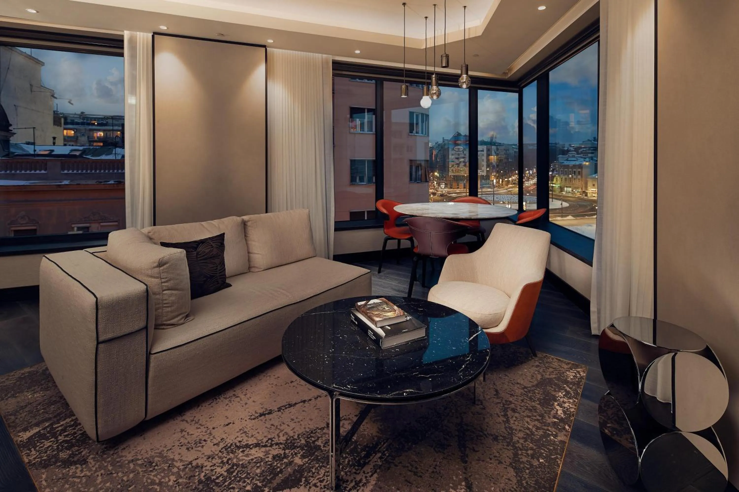 Living room in Hilton Belgrade