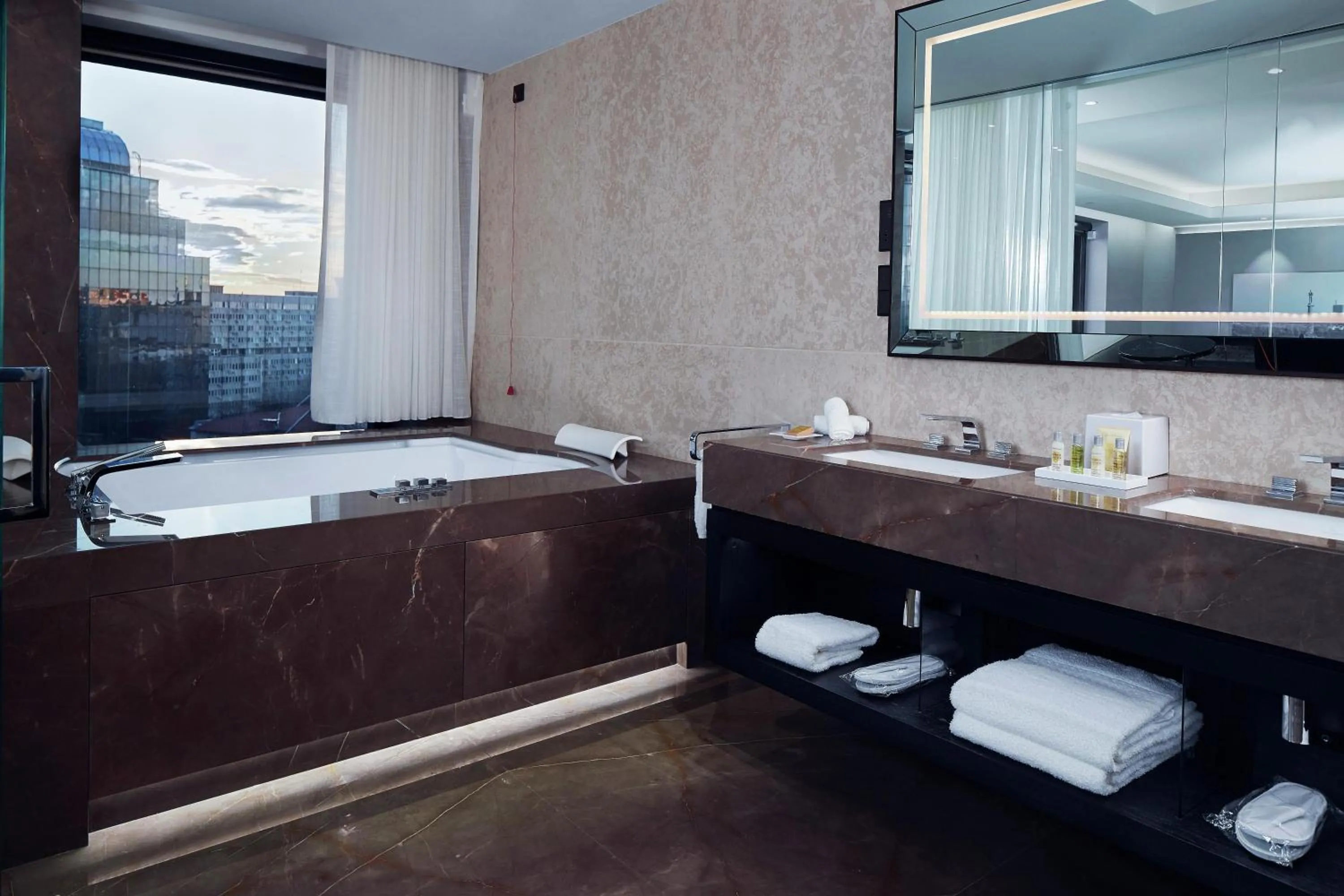 Bathroom in Hilton Belgrade