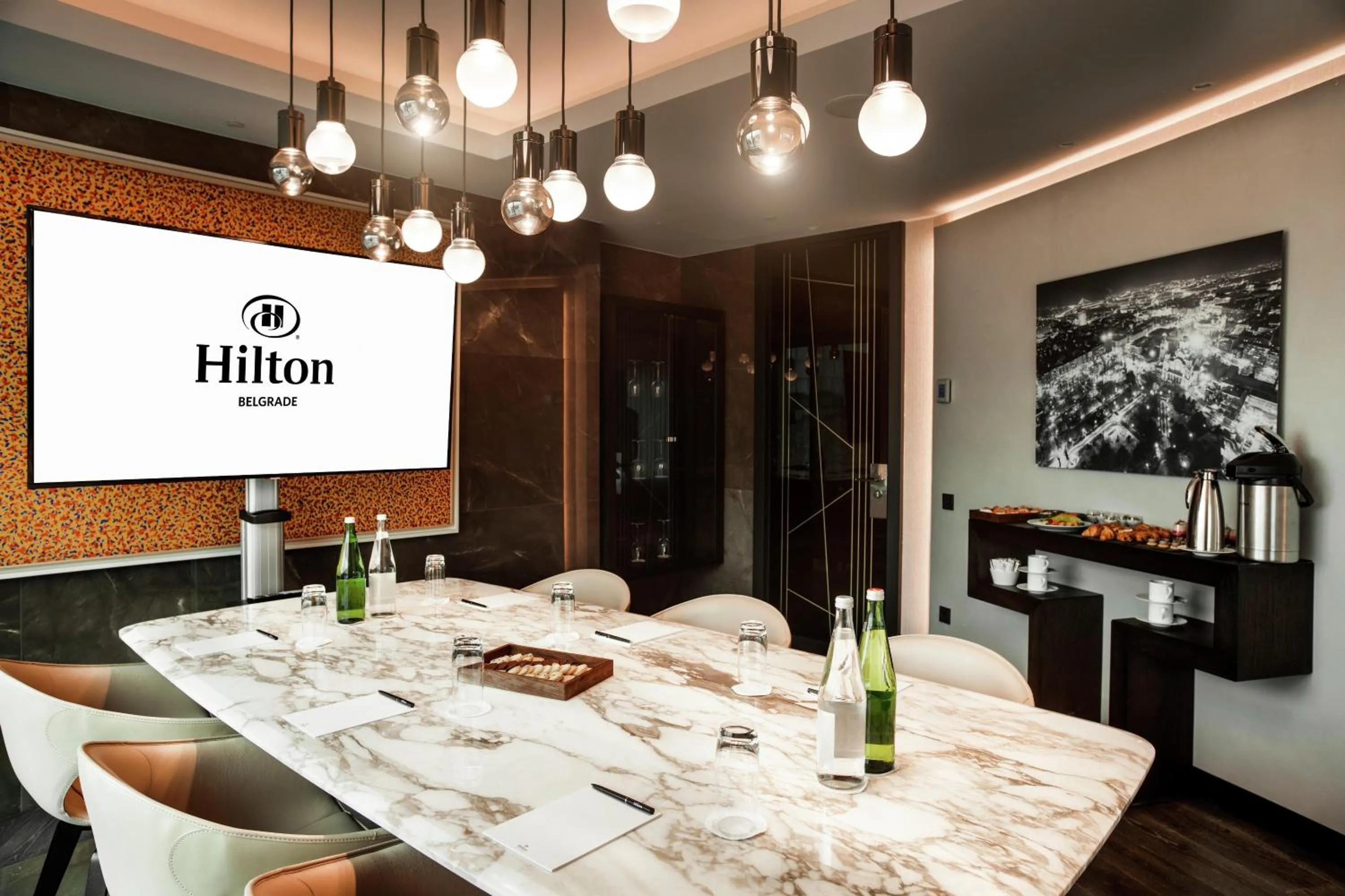 Bedroom in Hilton Belgrade