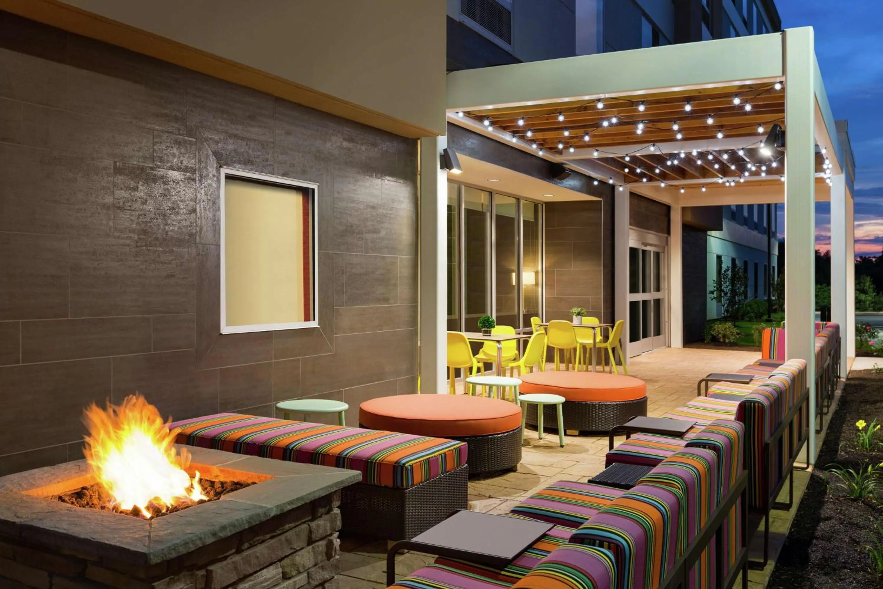 Patio in Home2 Suites By Hilton Frederick