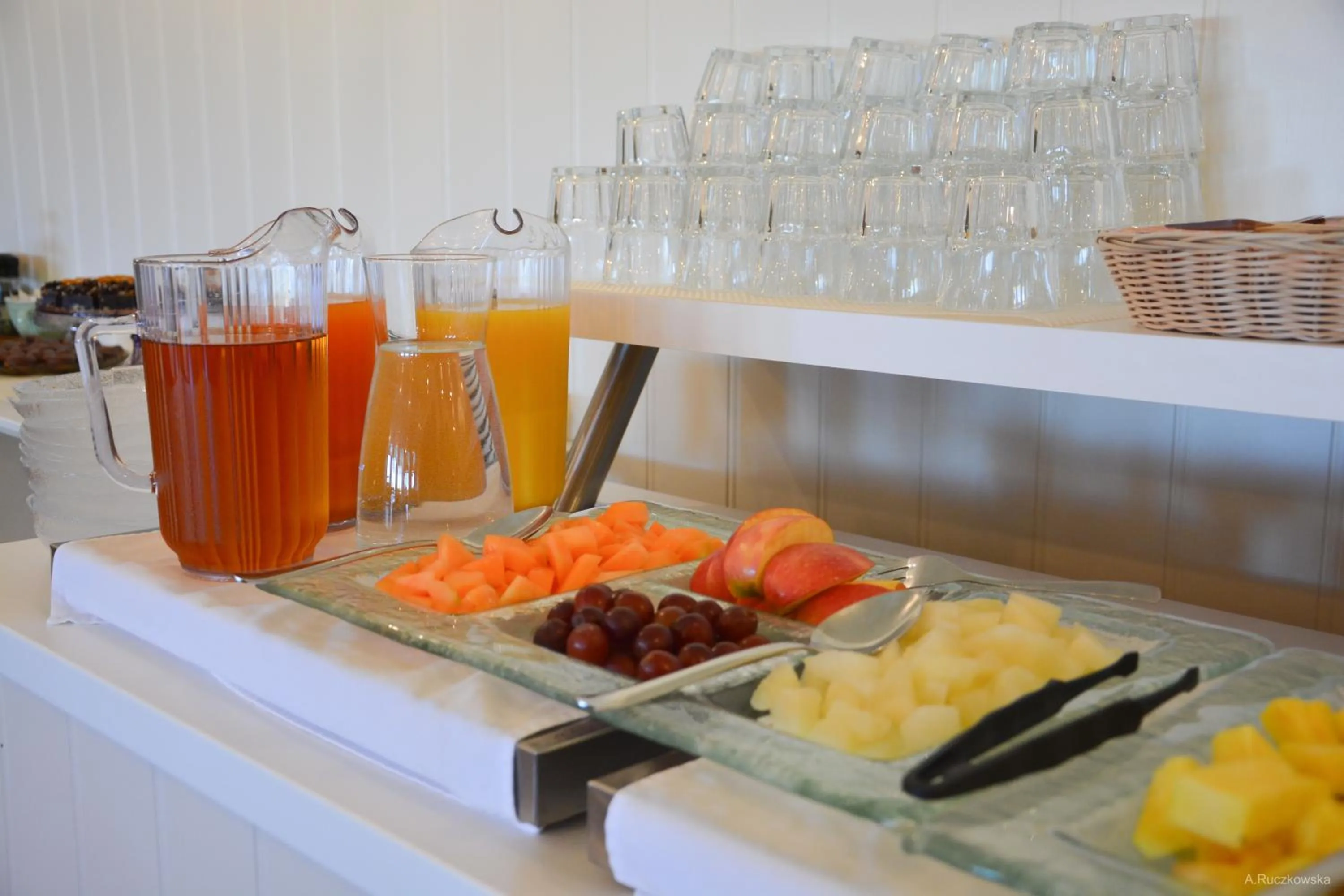 Buffet breakfast in Hótel Búrfell