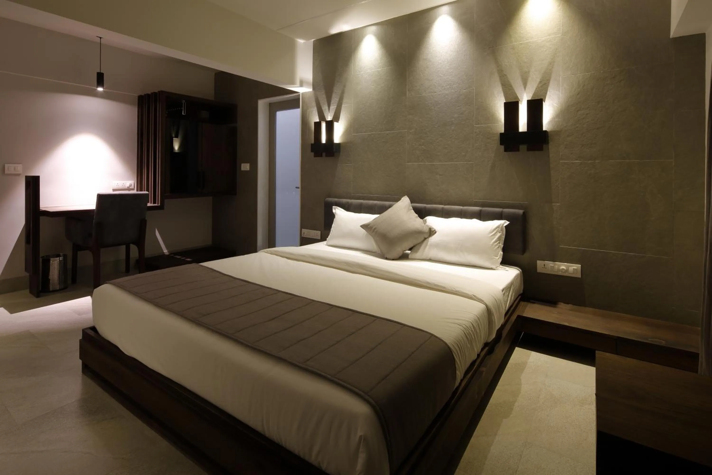 Bed in Hotel Carrefour