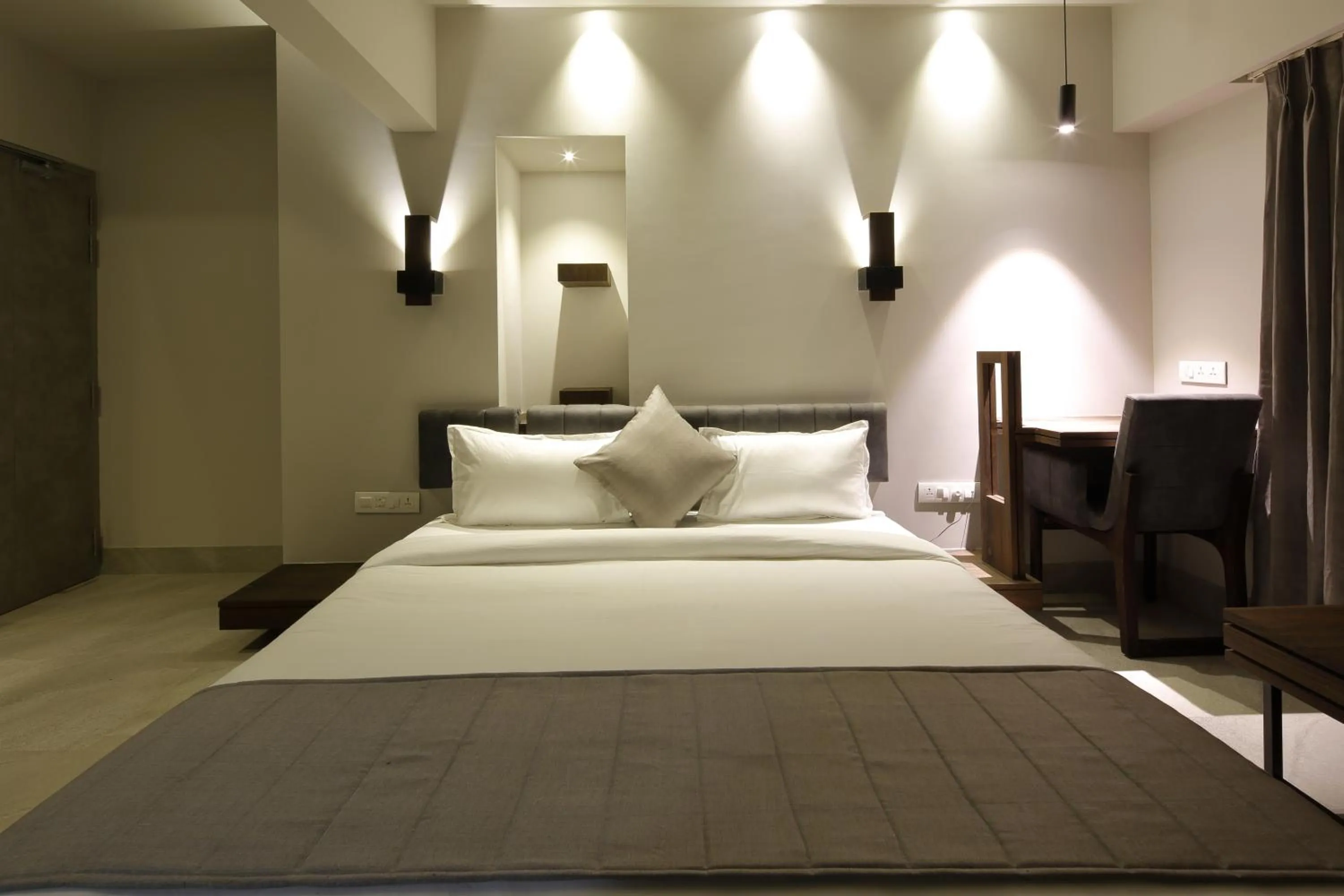 Bed in Hotel Carrefour