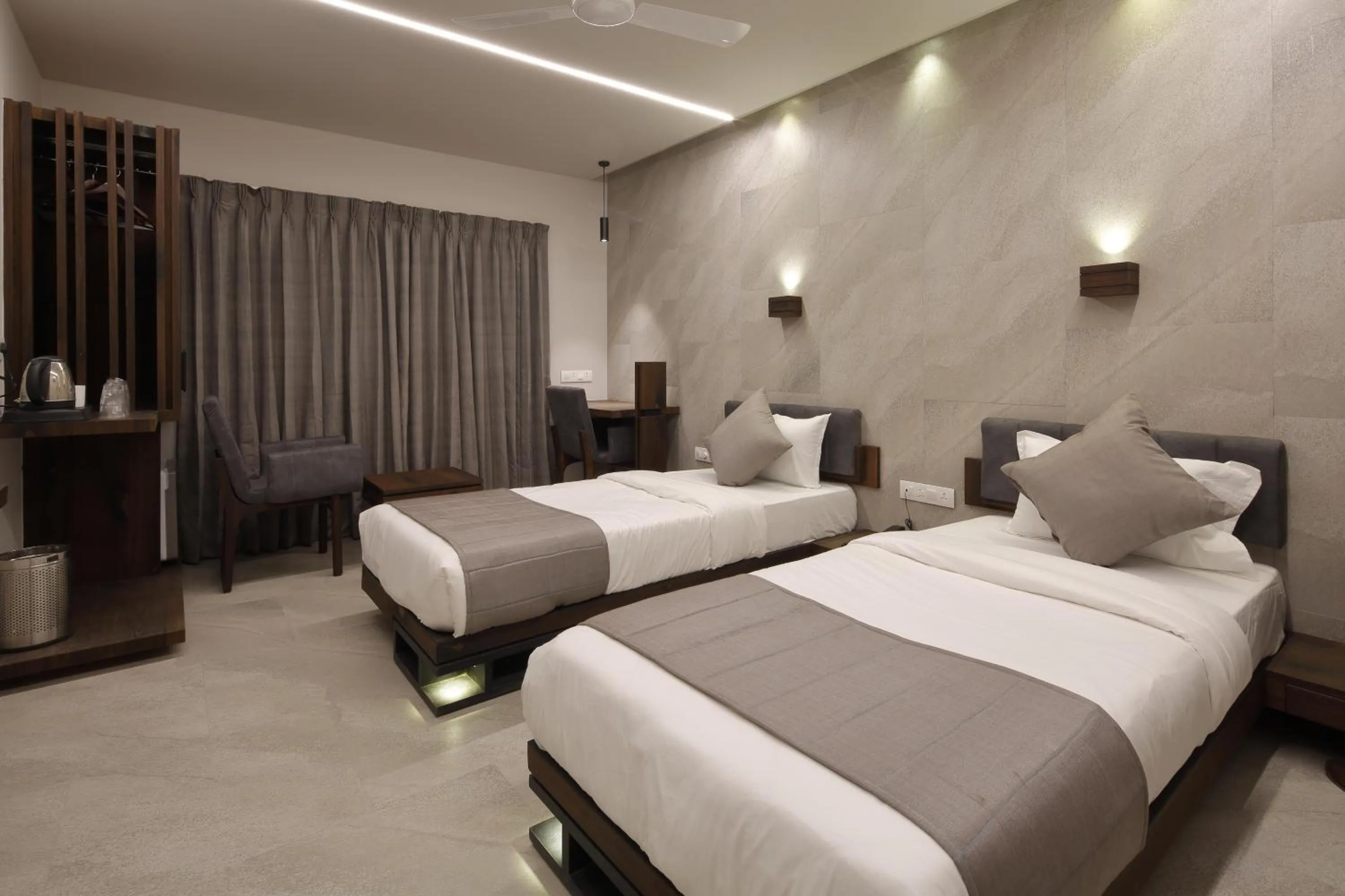 Bed in Hotel Carrefour