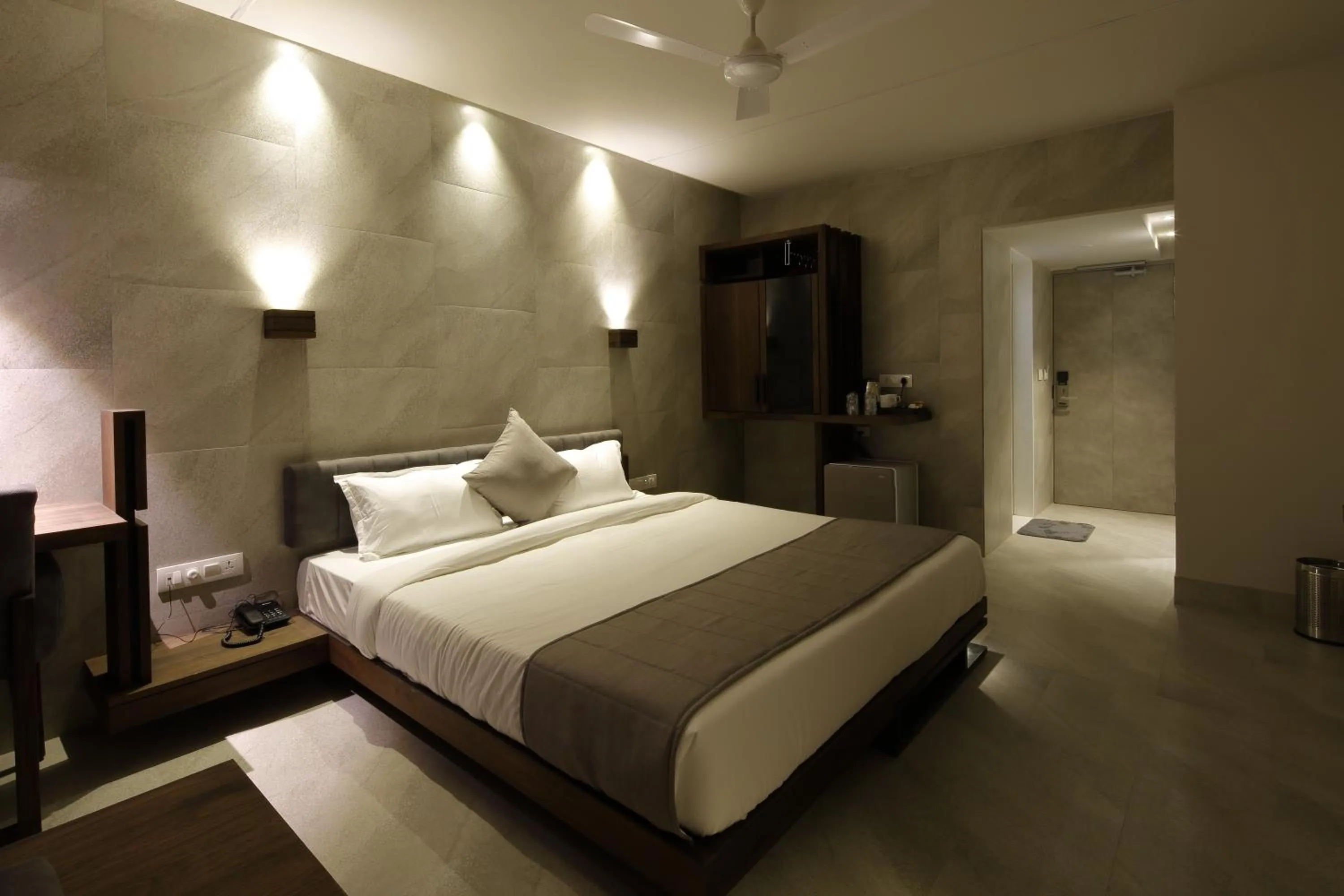 Bed in Hotel Carrefour