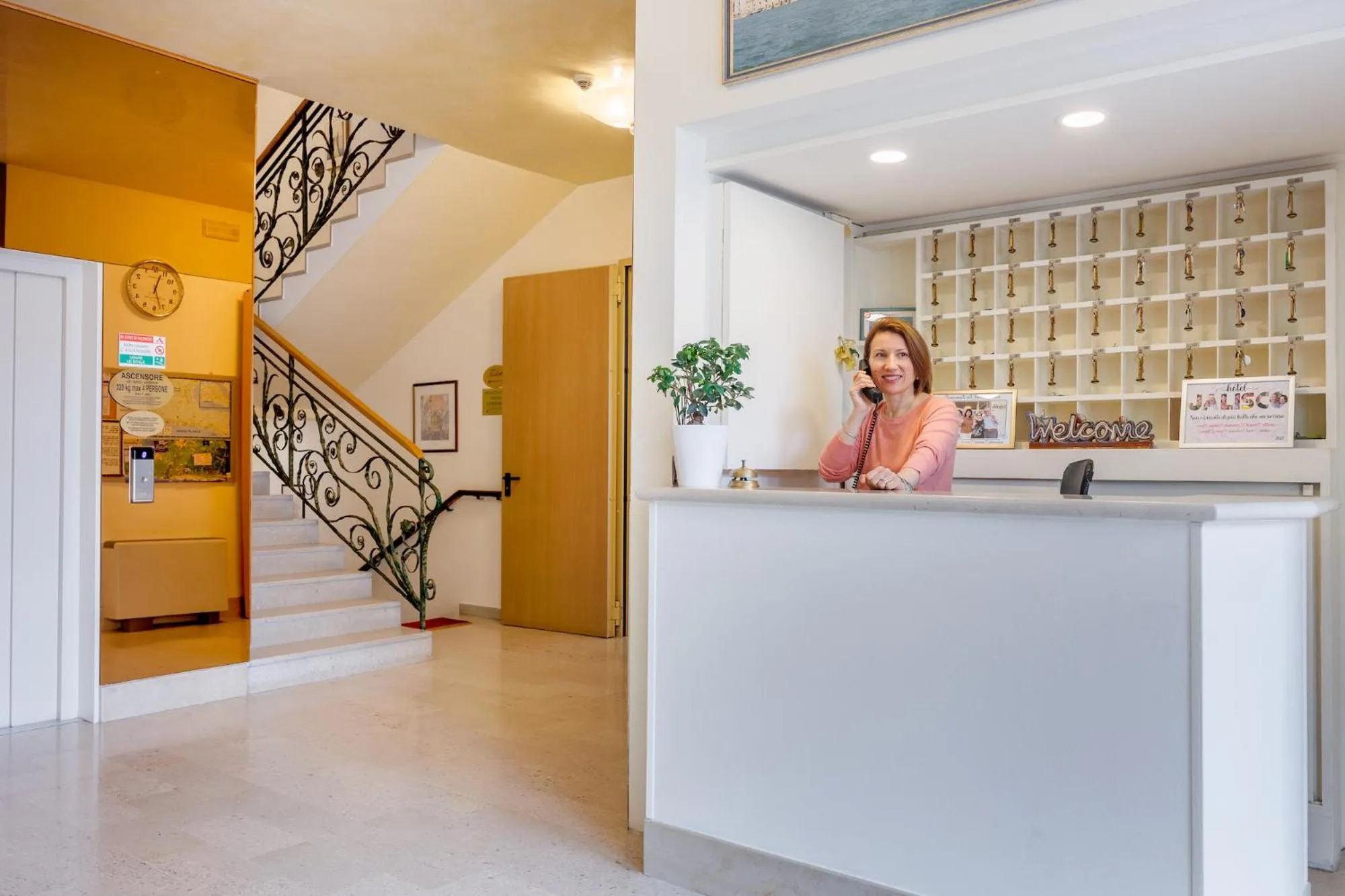 Lobby or reception in Hotel Jalisco