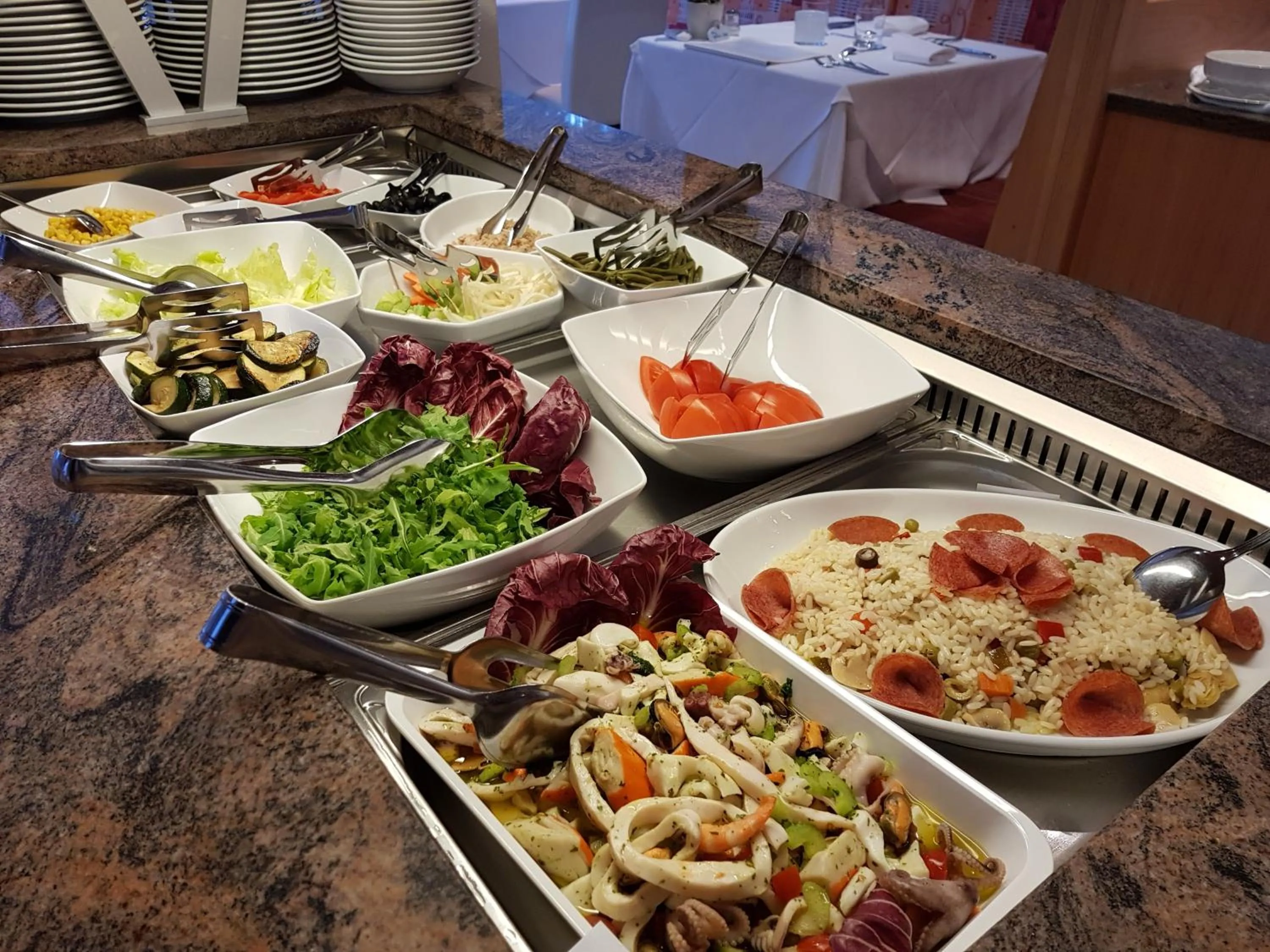 Dinner in Hotel FleurAlp