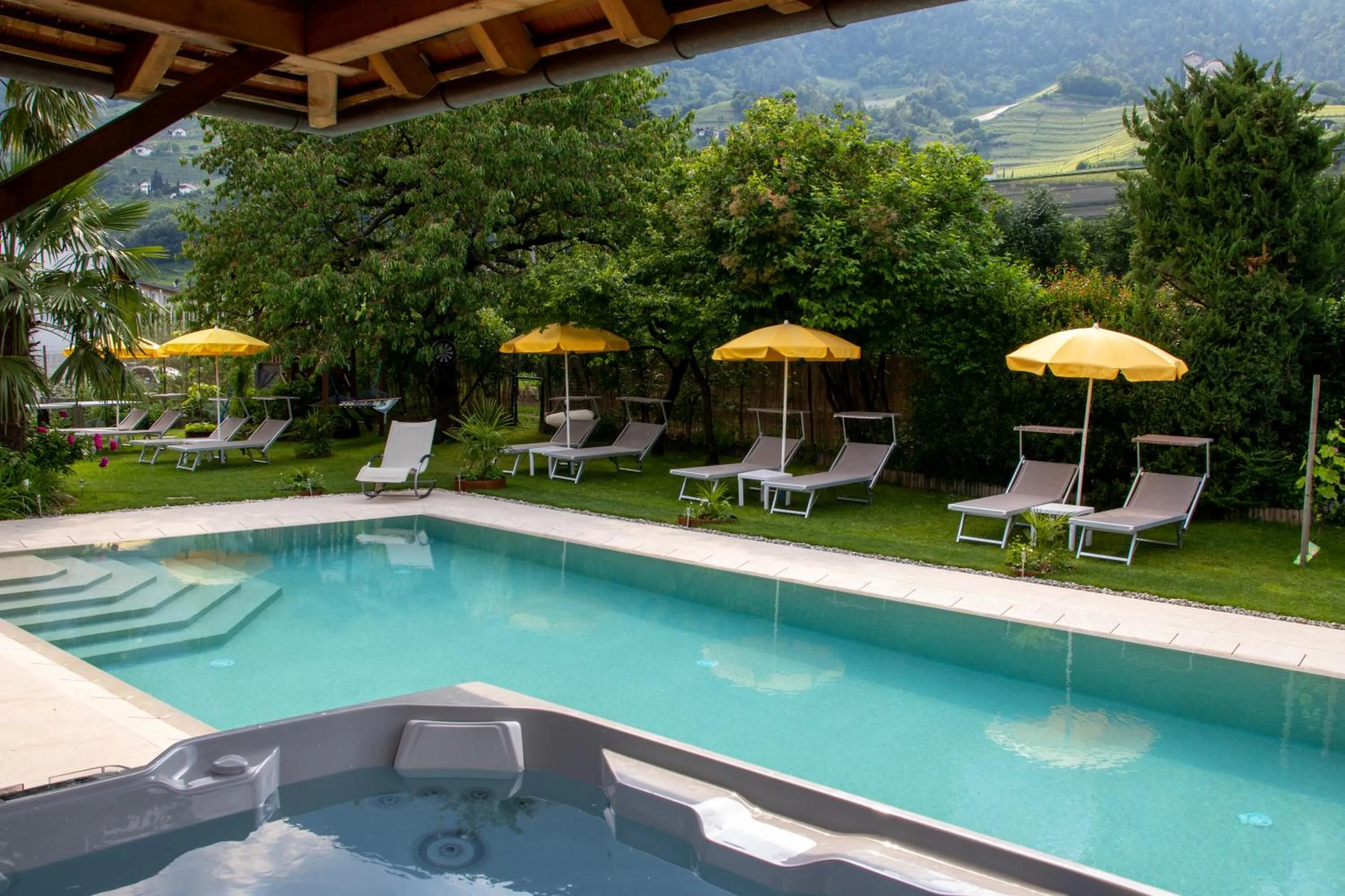 Swimming pool in Hotel FleurAlp