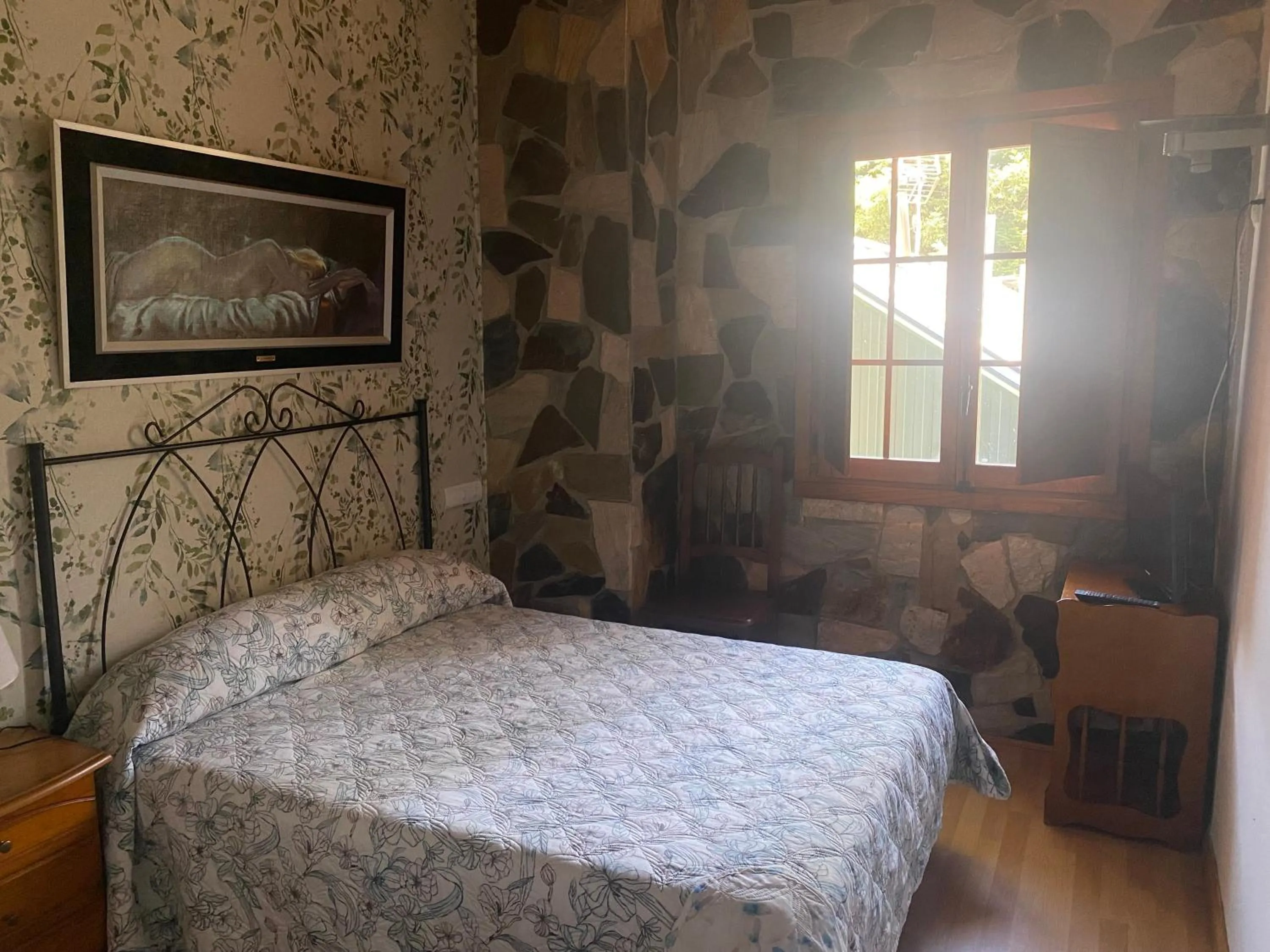 Bed in Hotel Rural Camino Medulas