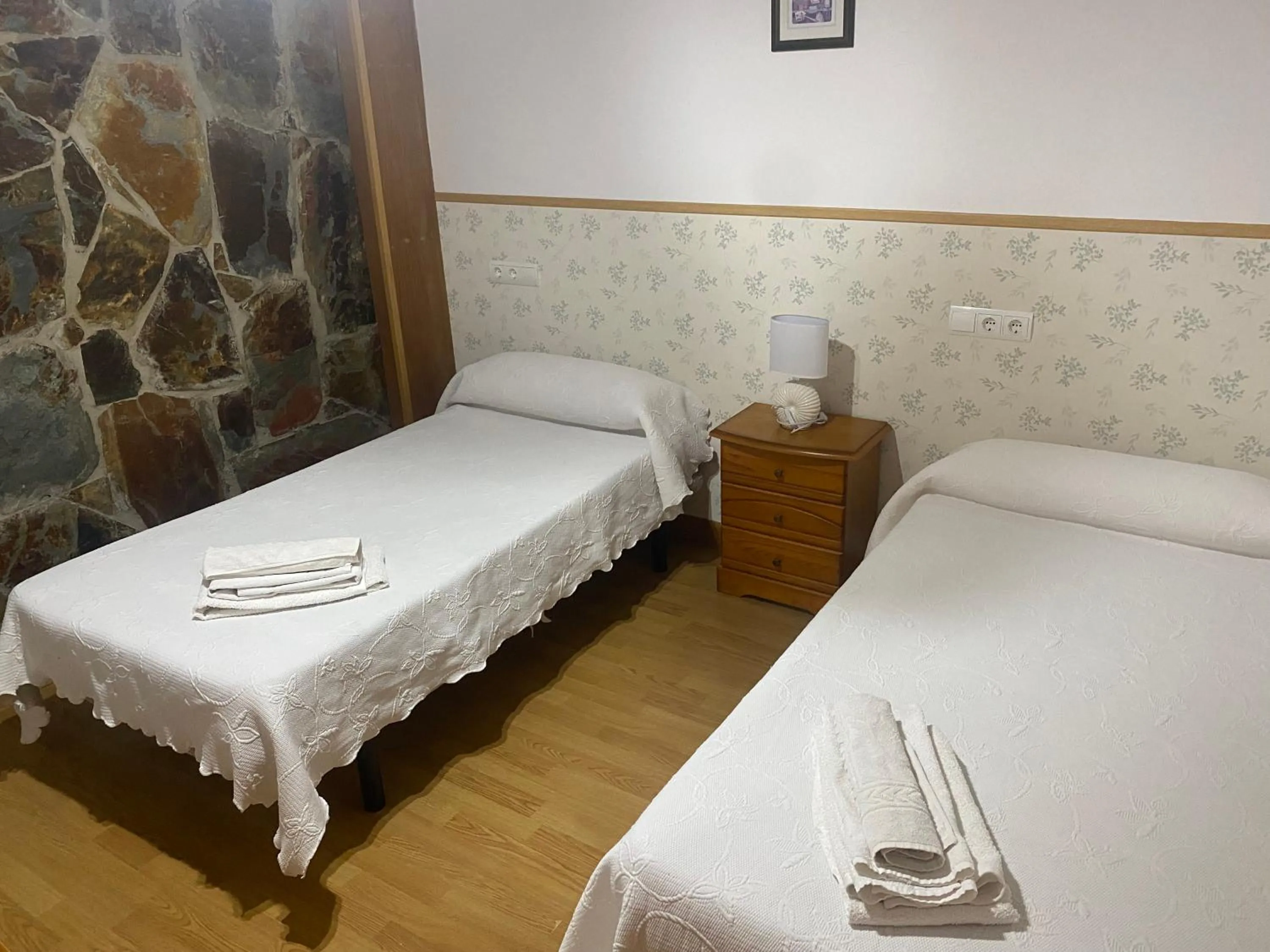 Bed in Hotel Rural Camino Medulas