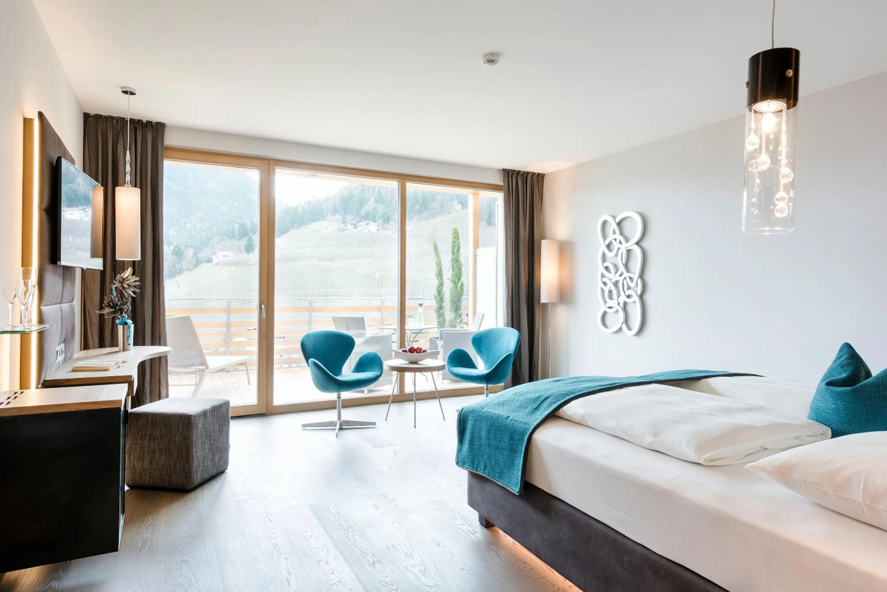 Bed in ALPIANA - green luxury Dolce Vita Hotel