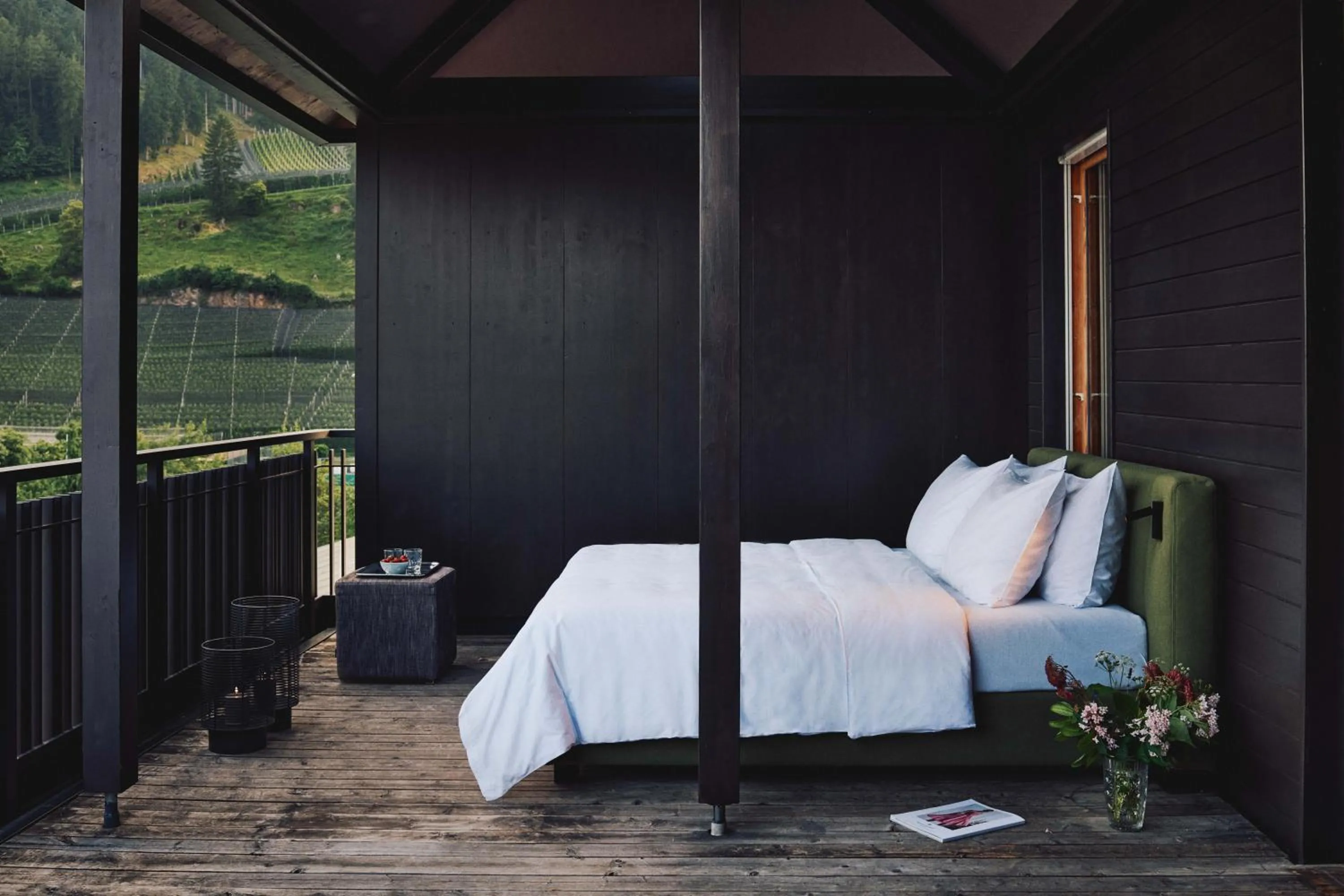 Bed in ALPIANA - green luxury Dolce Vita Hotel