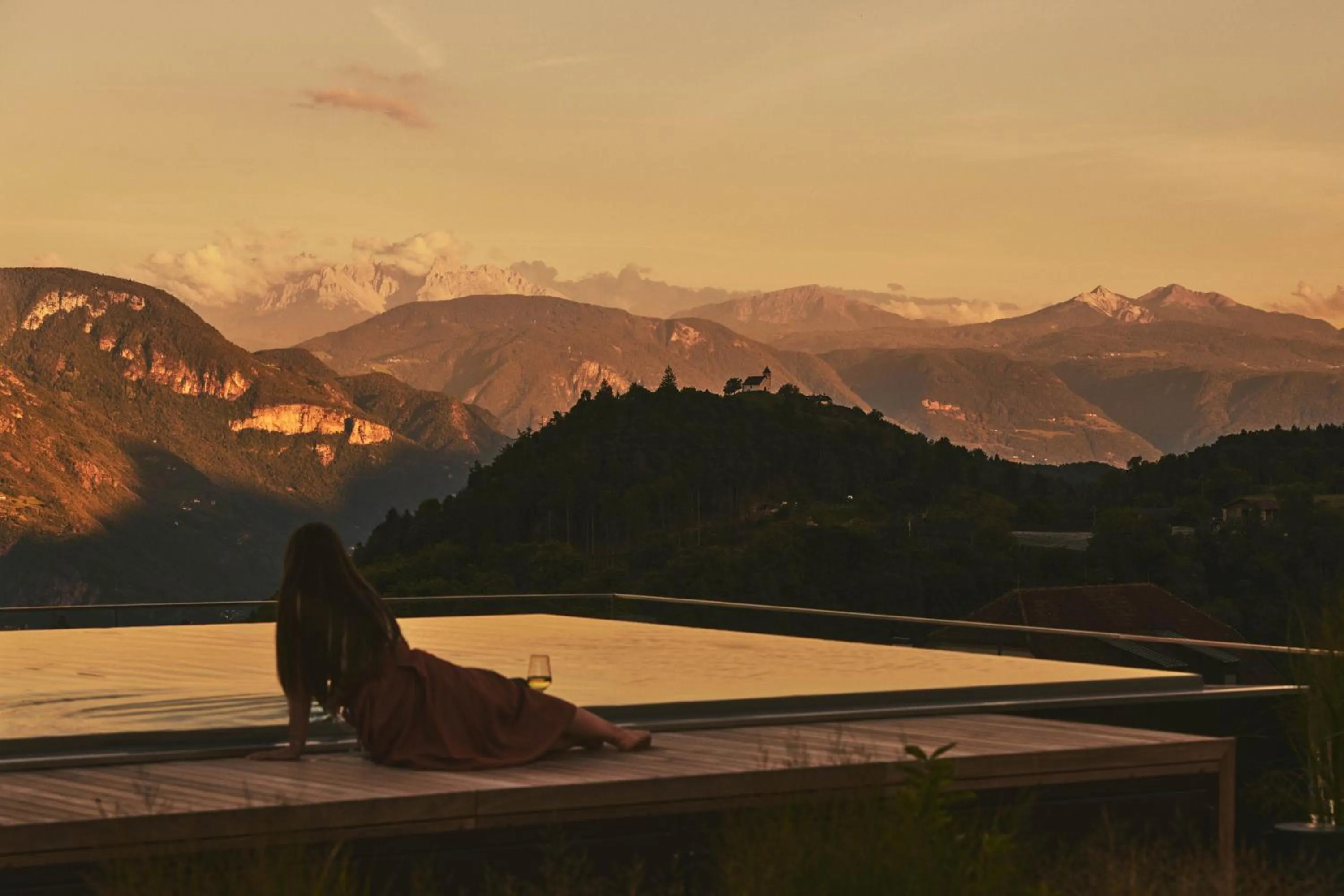 Mountain view in ALPIANA - green luxury Dolce Vita Hotel