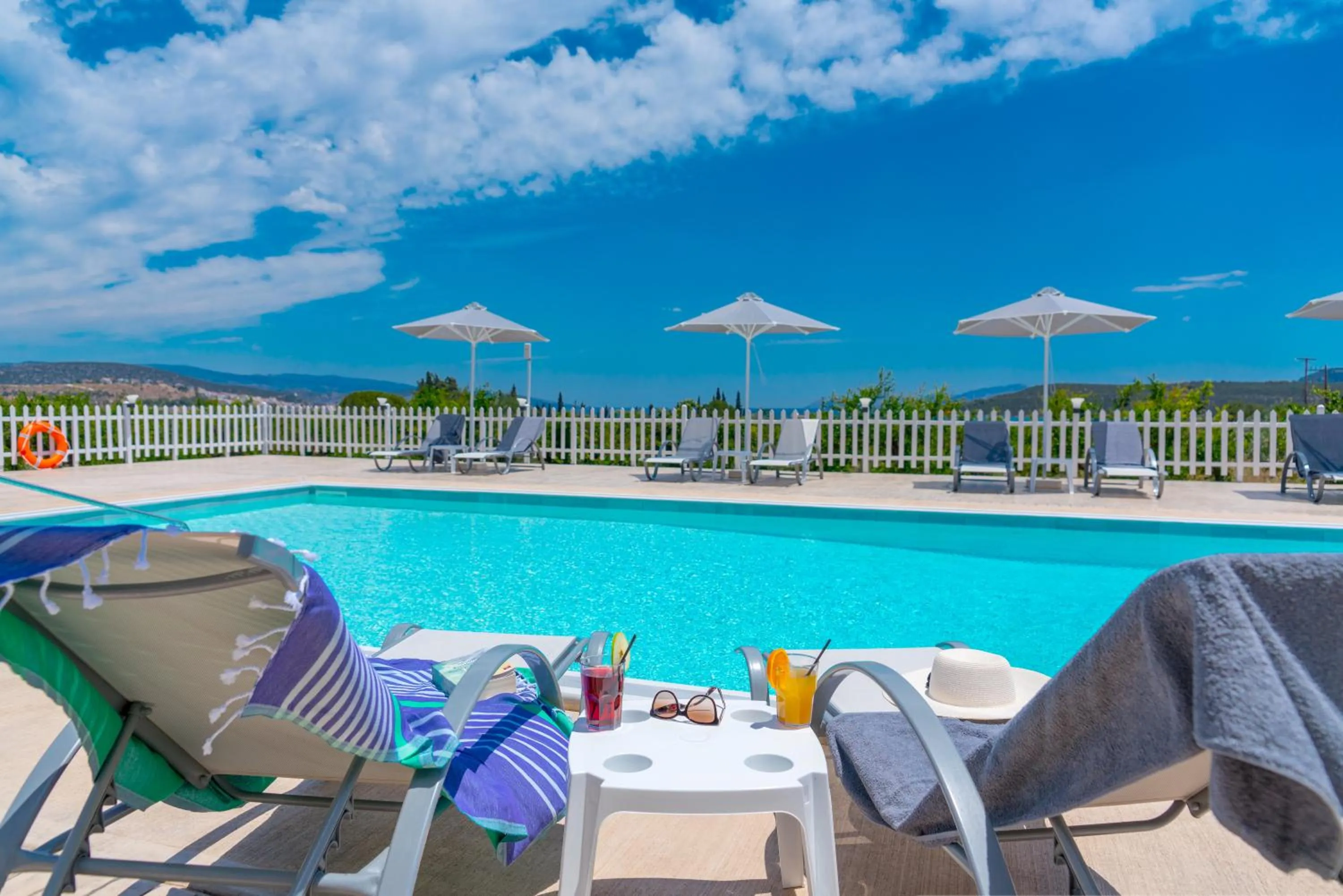 Swimming pool in Leonidas Resort