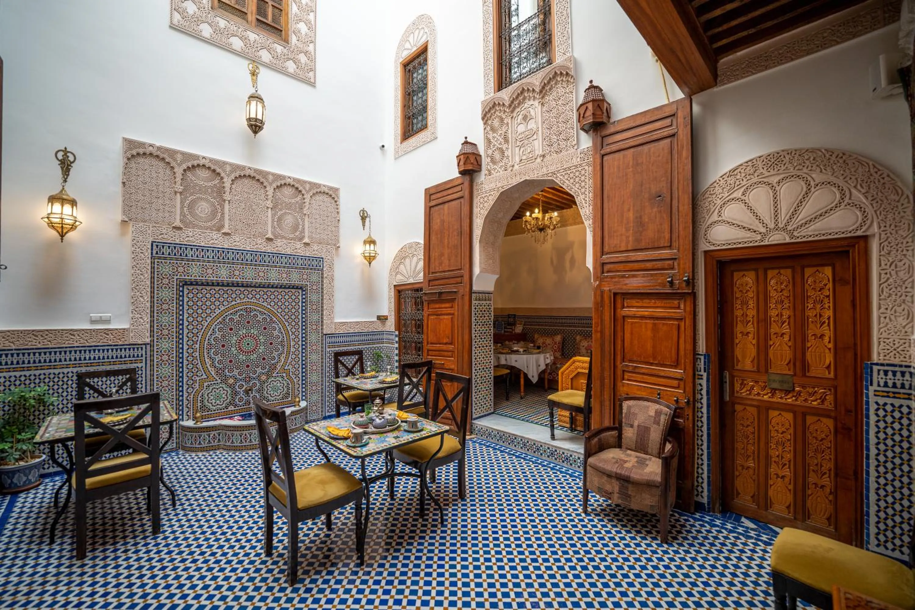 Seating area in Dar D'or Fes
