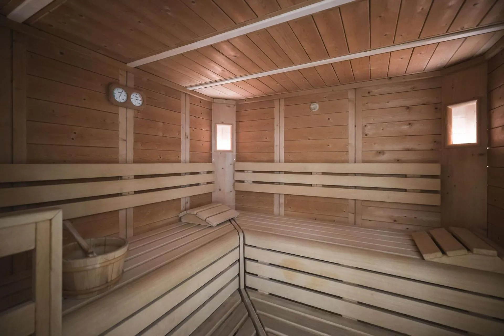 Sauna in Emma Historic Hotel