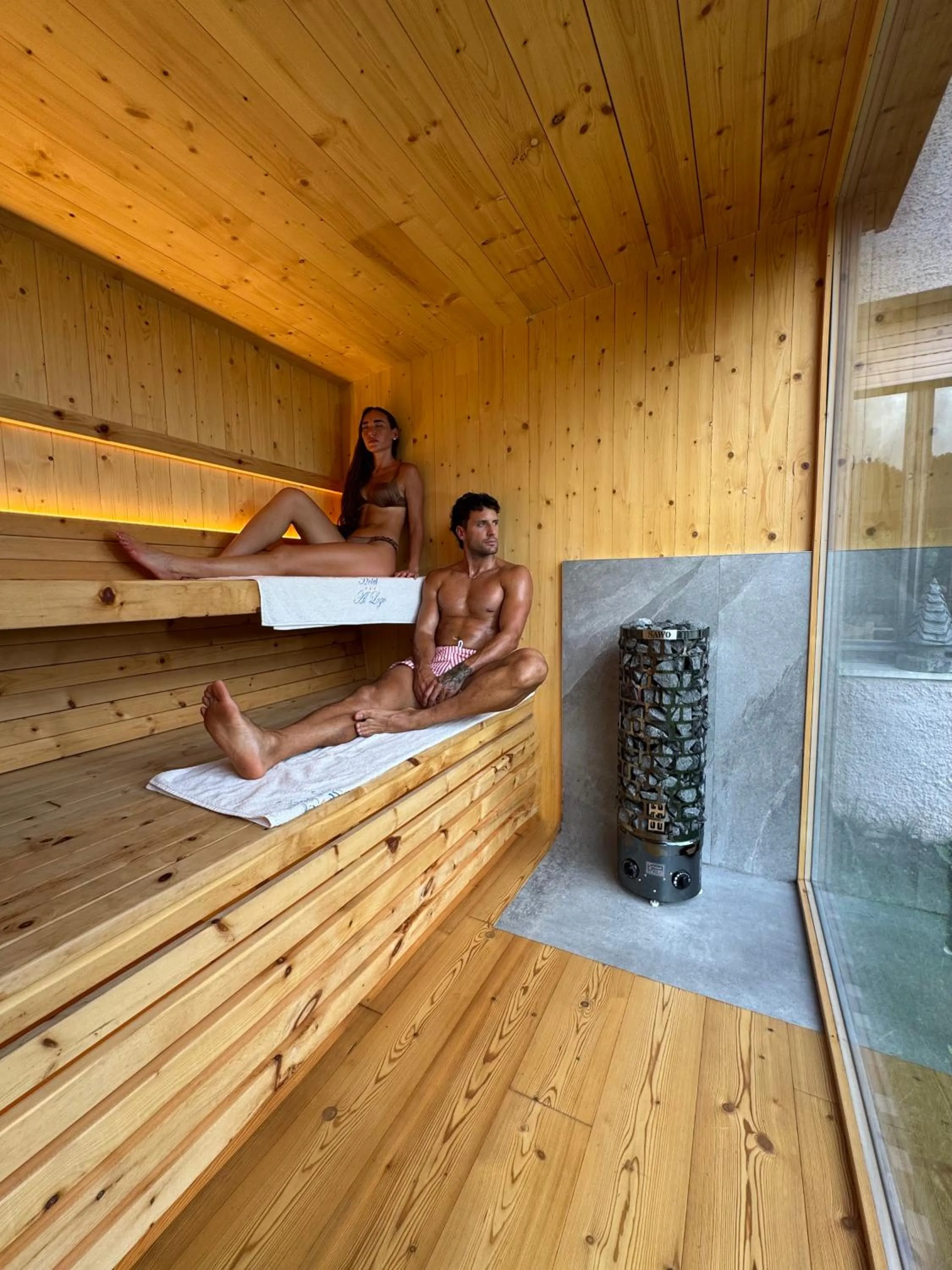 Sauna in Hotel Al Lago