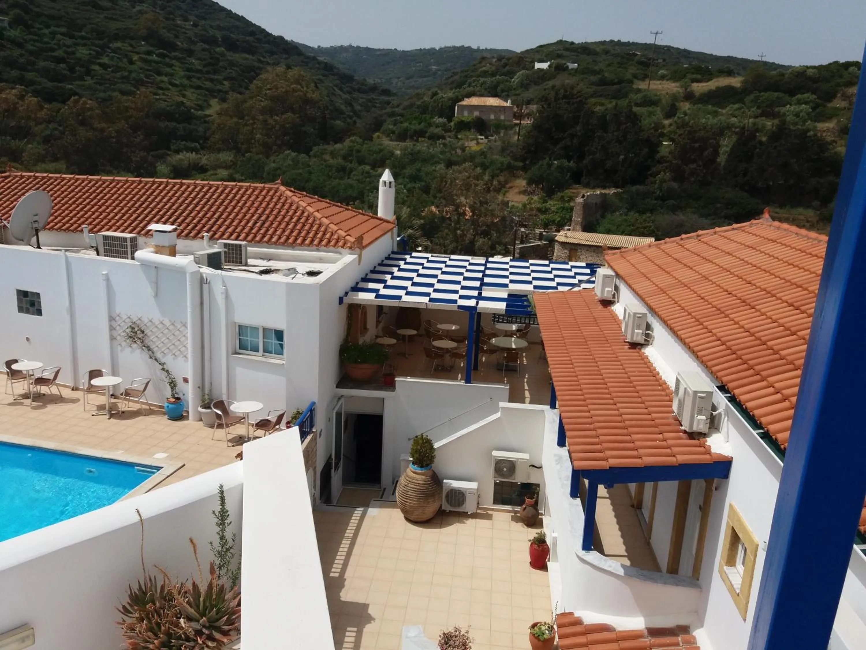 Bird's eye view in Venardos Hotel