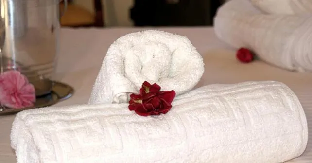 Bed in Venardos Hotel