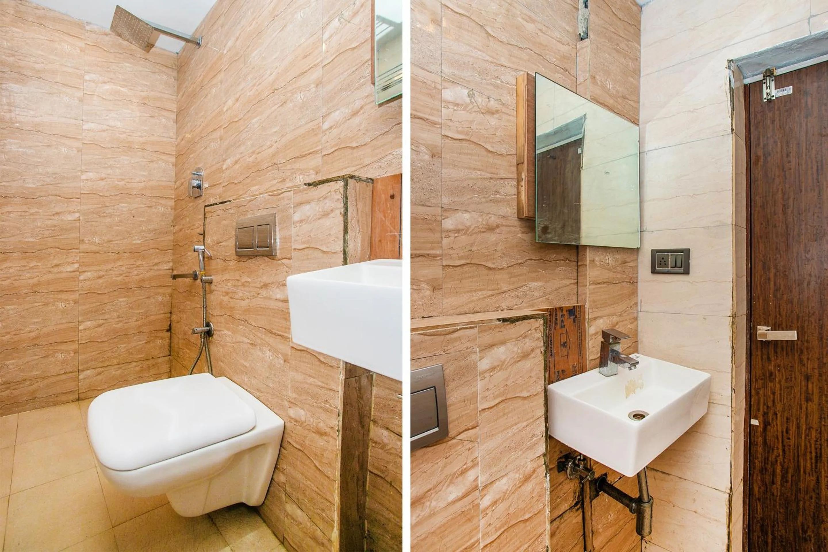 Bathroom in Hotel O Corner Golf View Near Embassy Golf Link Business Park