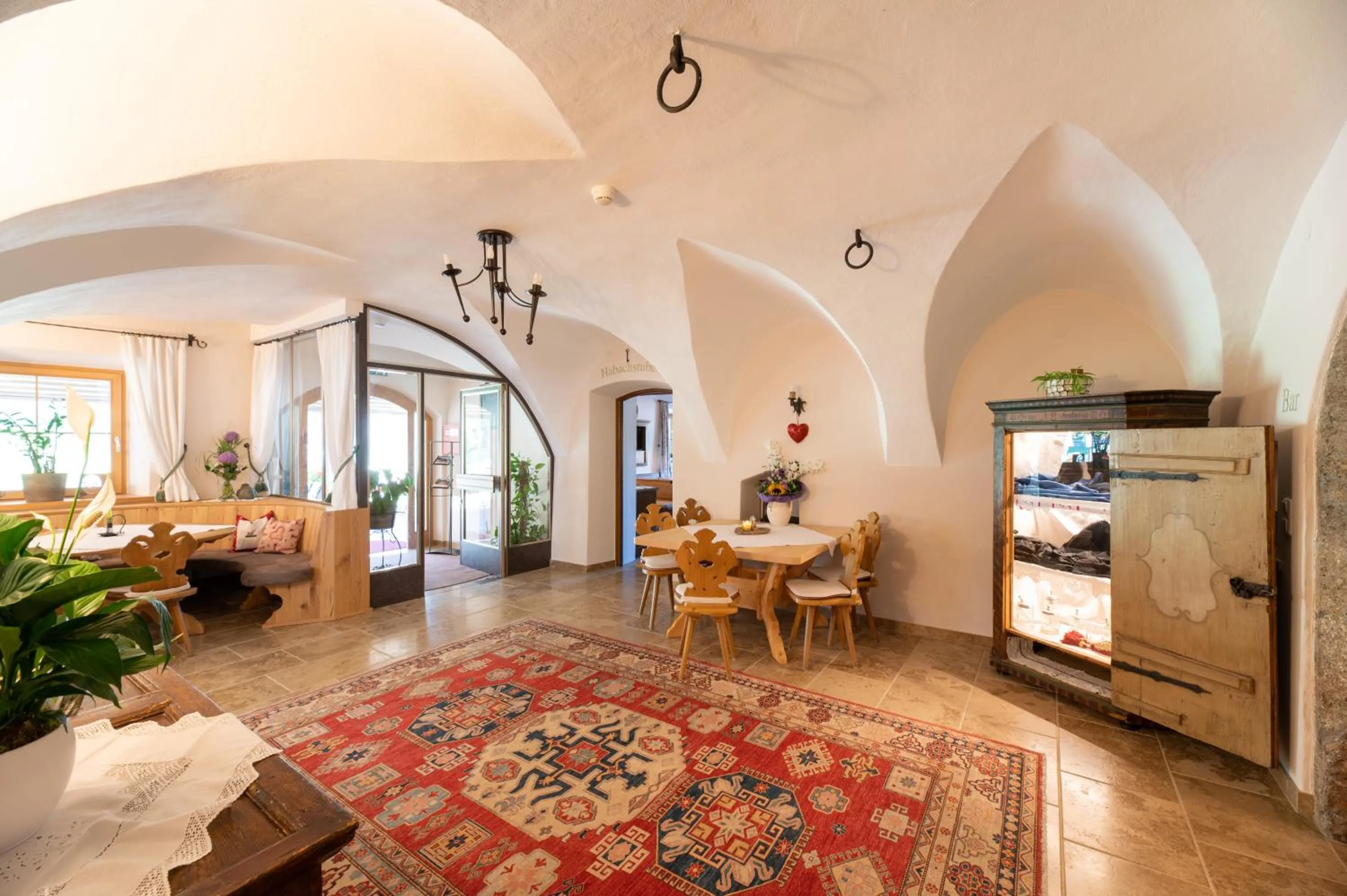 Lobby or reception in Erlebnisgut & Reiterhof Oberhabach