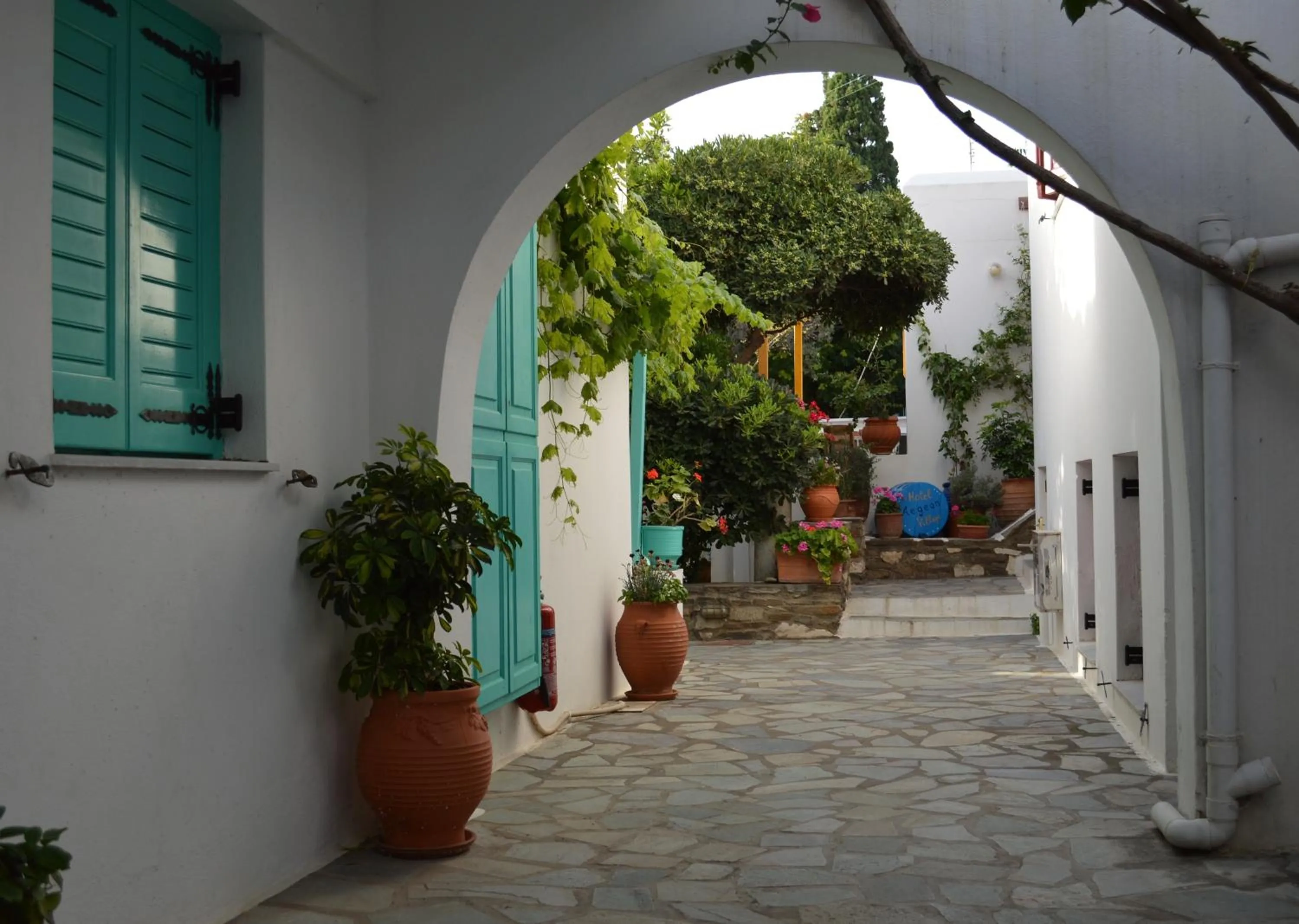 Facade/entrance in Aegean Village